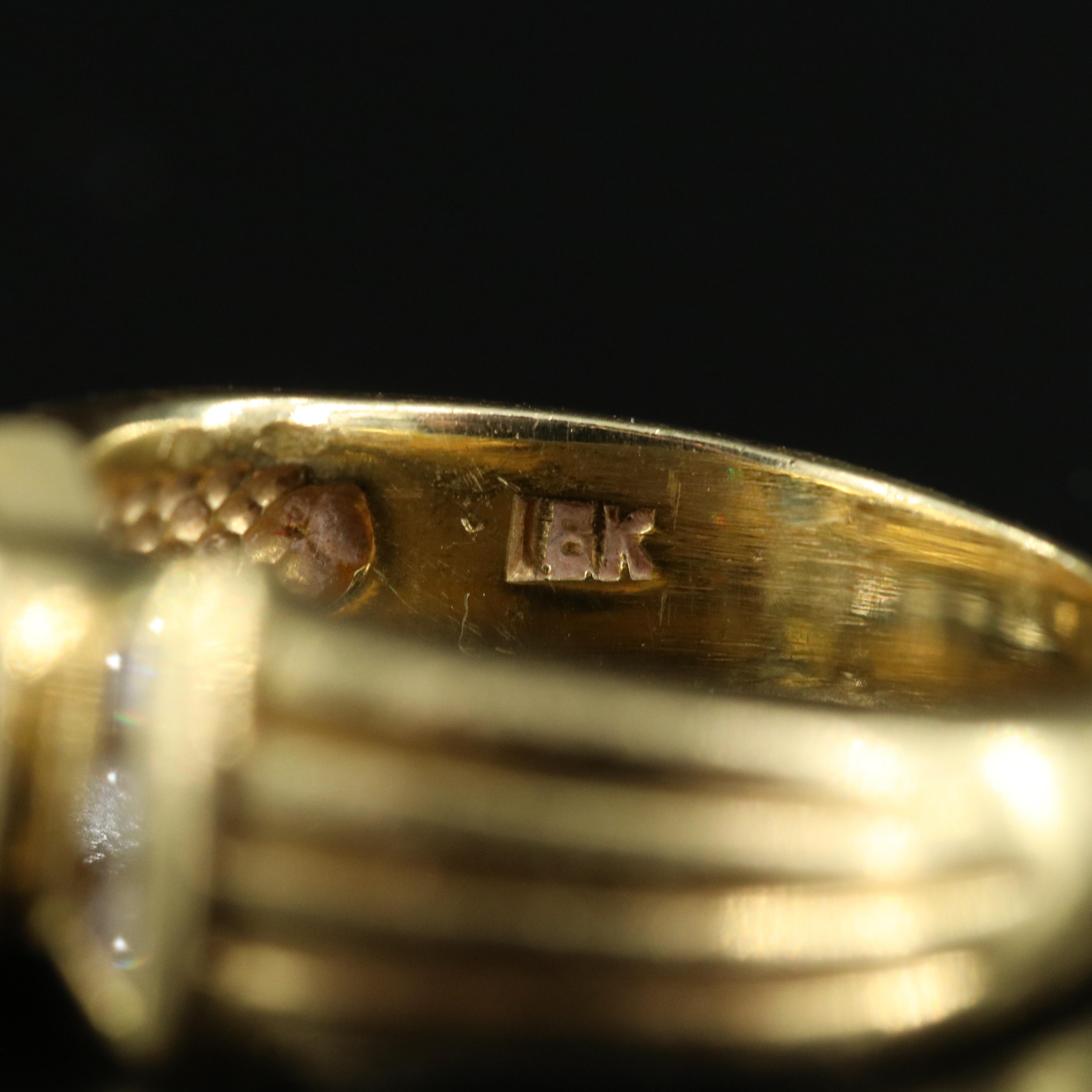 Mark Henry 18K Alexandrite and Diamond Ring