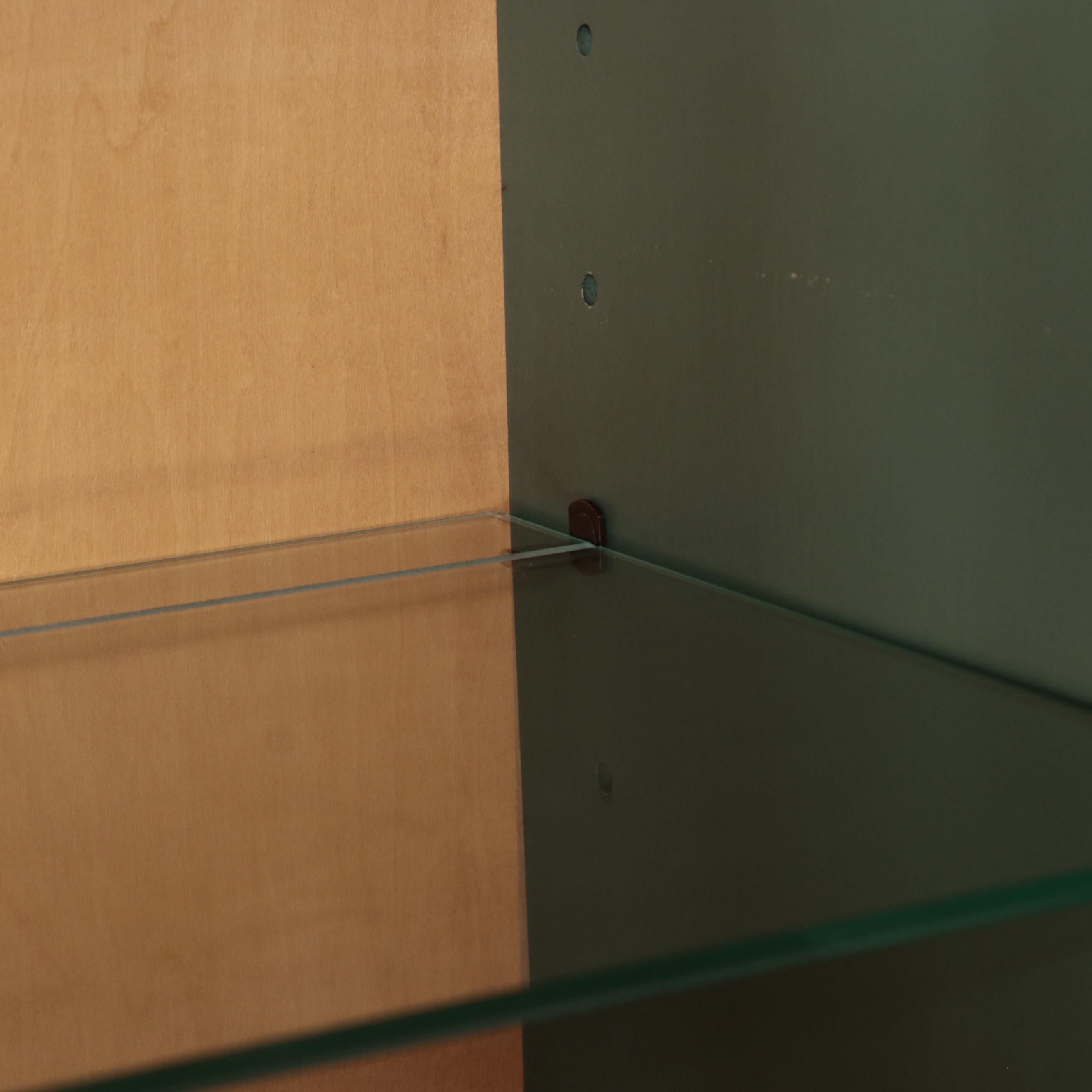 Ethan Allen Painted Wood Illuminated Hutch