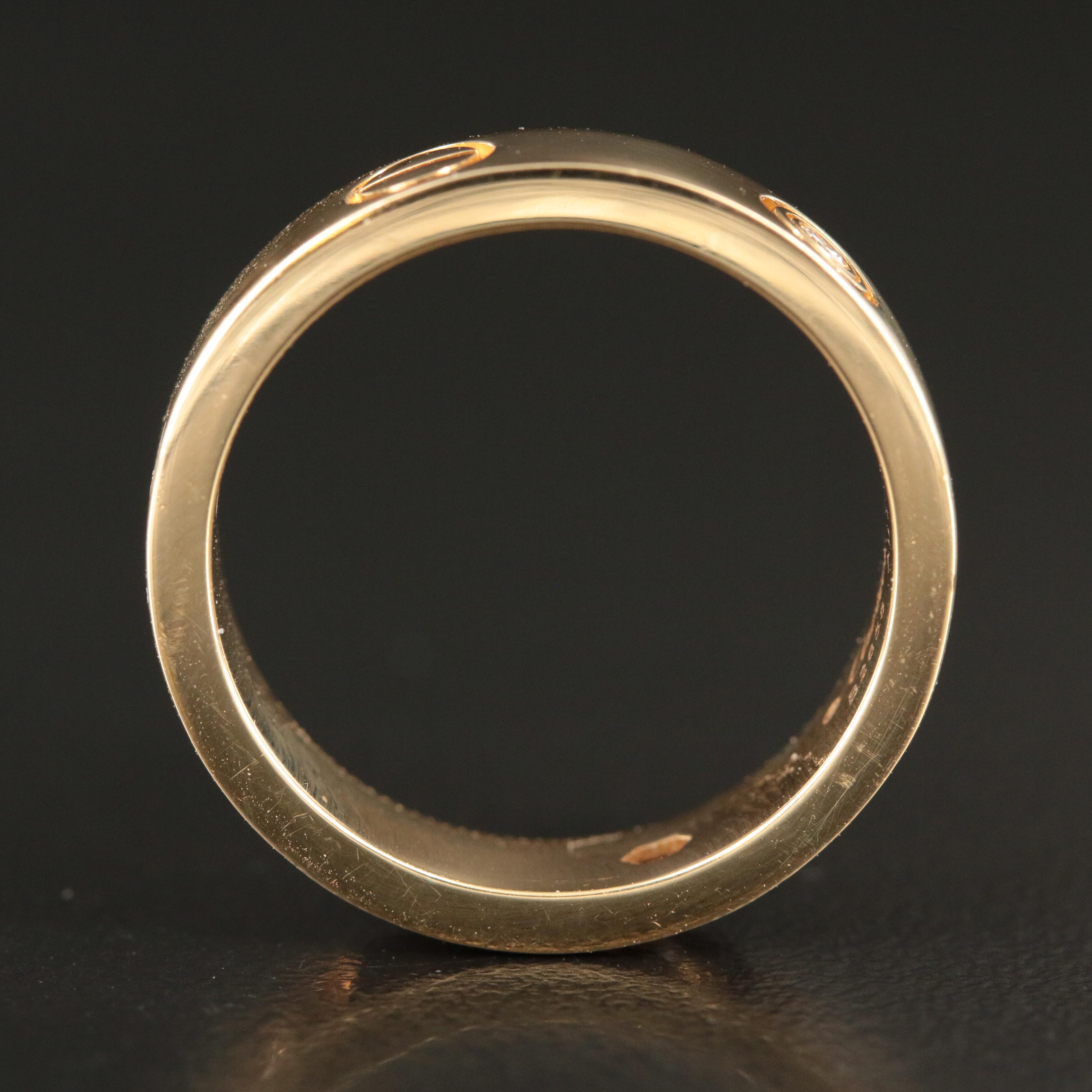 Cartier "LOVE" 18K 0.09 CTW Diamond Band
