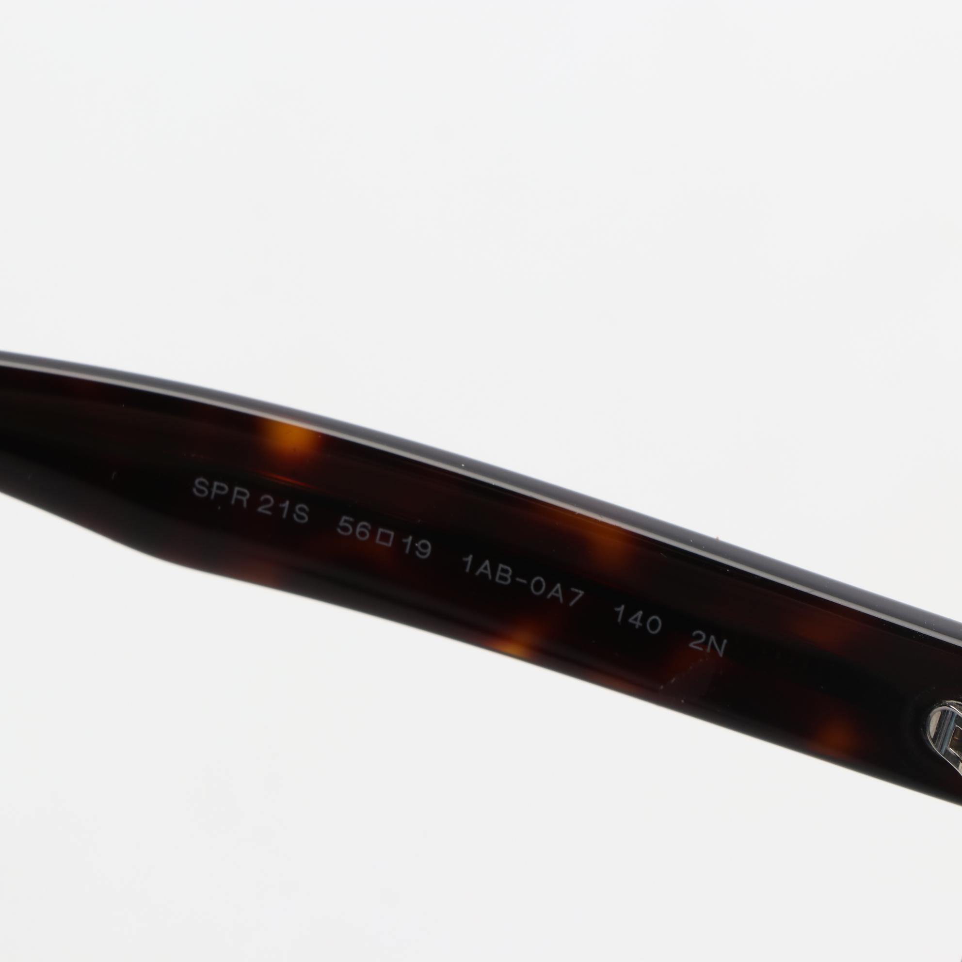 Prada SPR21S Modified Cat Eye Sunglasses with Case and Box