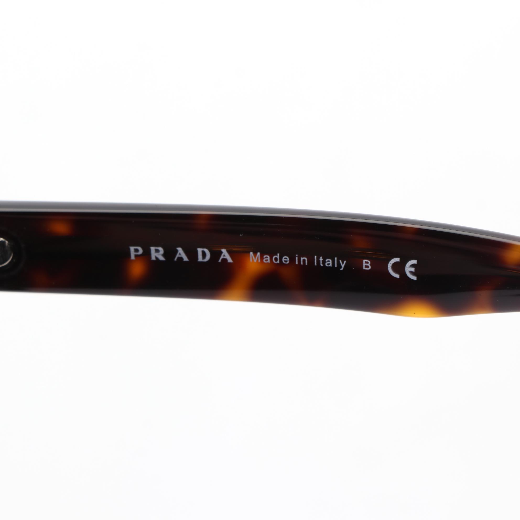Prada SPR21S Modified Cat Eye Sunglasses with Case and Box
