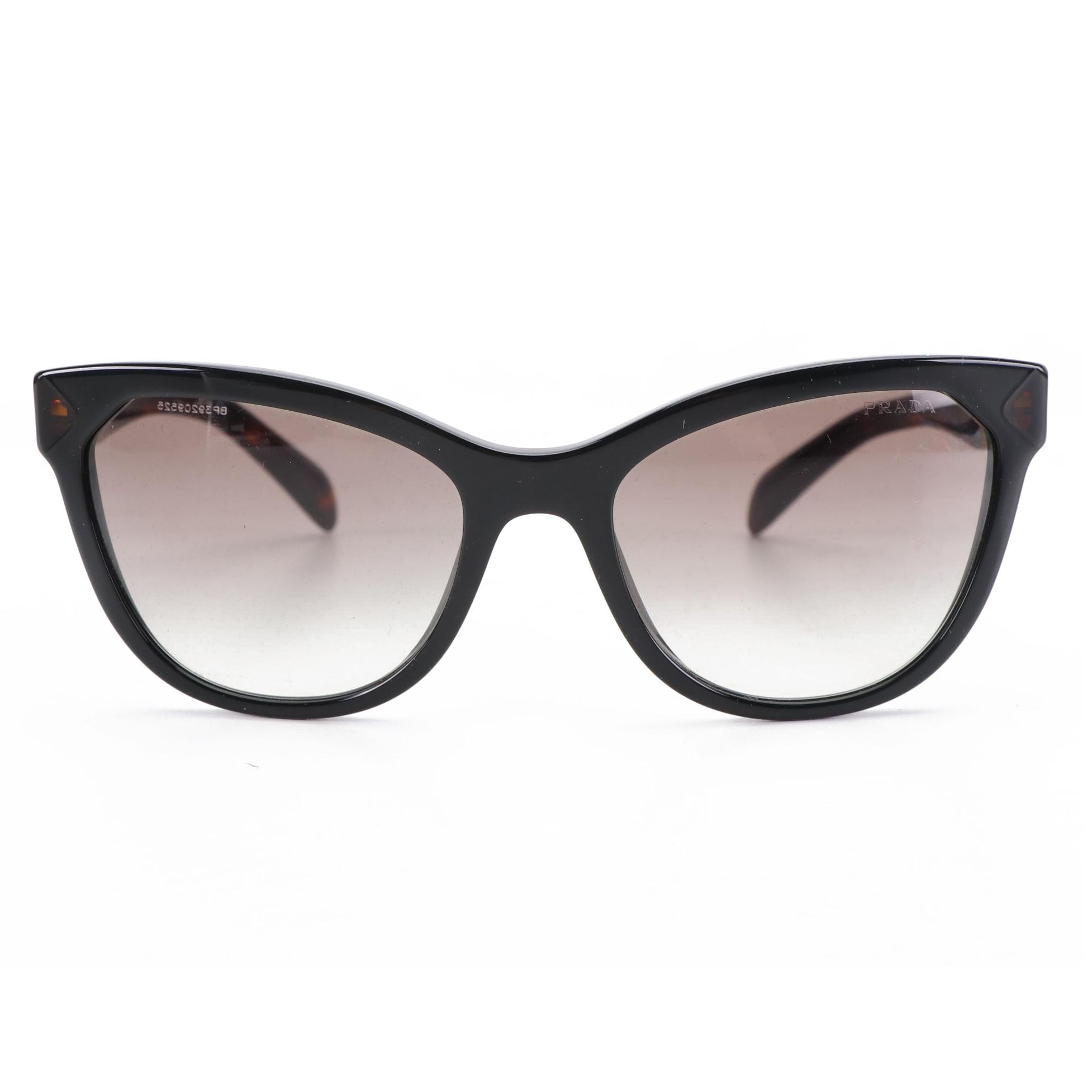 Prada SPR21S Modified Cat Eye Sunglasses with Case and Box