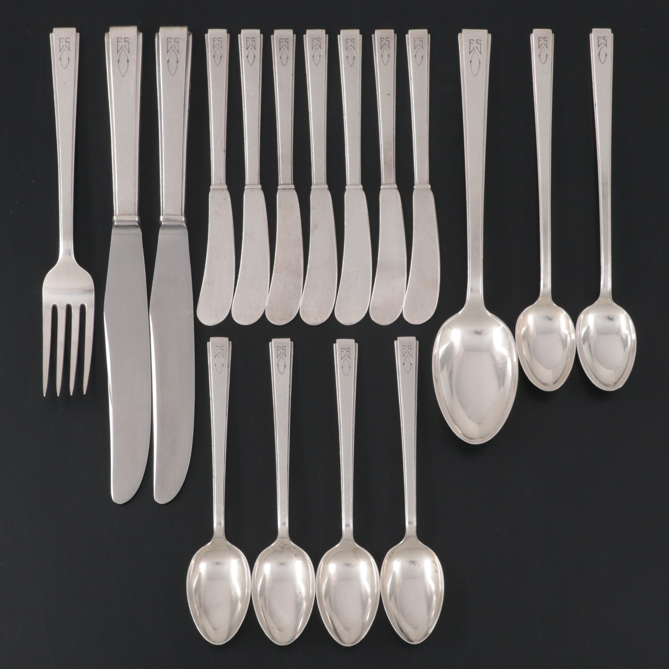 Rogers, Lunt and Bowlen "Modern Classic" Sterling Silver Flatware