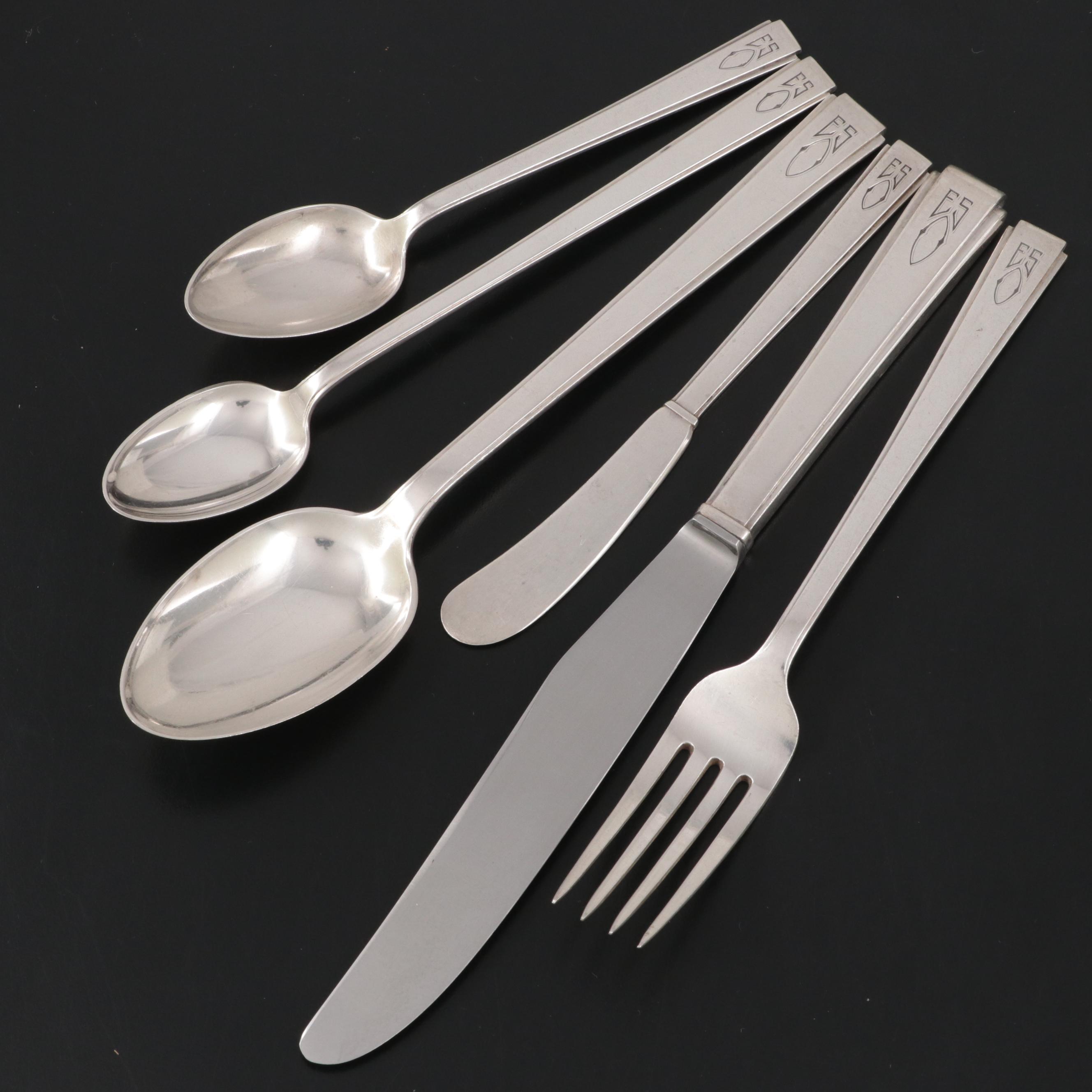 Rogers, Lunt and Bowlen "Modern Classic" Sterling Silver Flatware