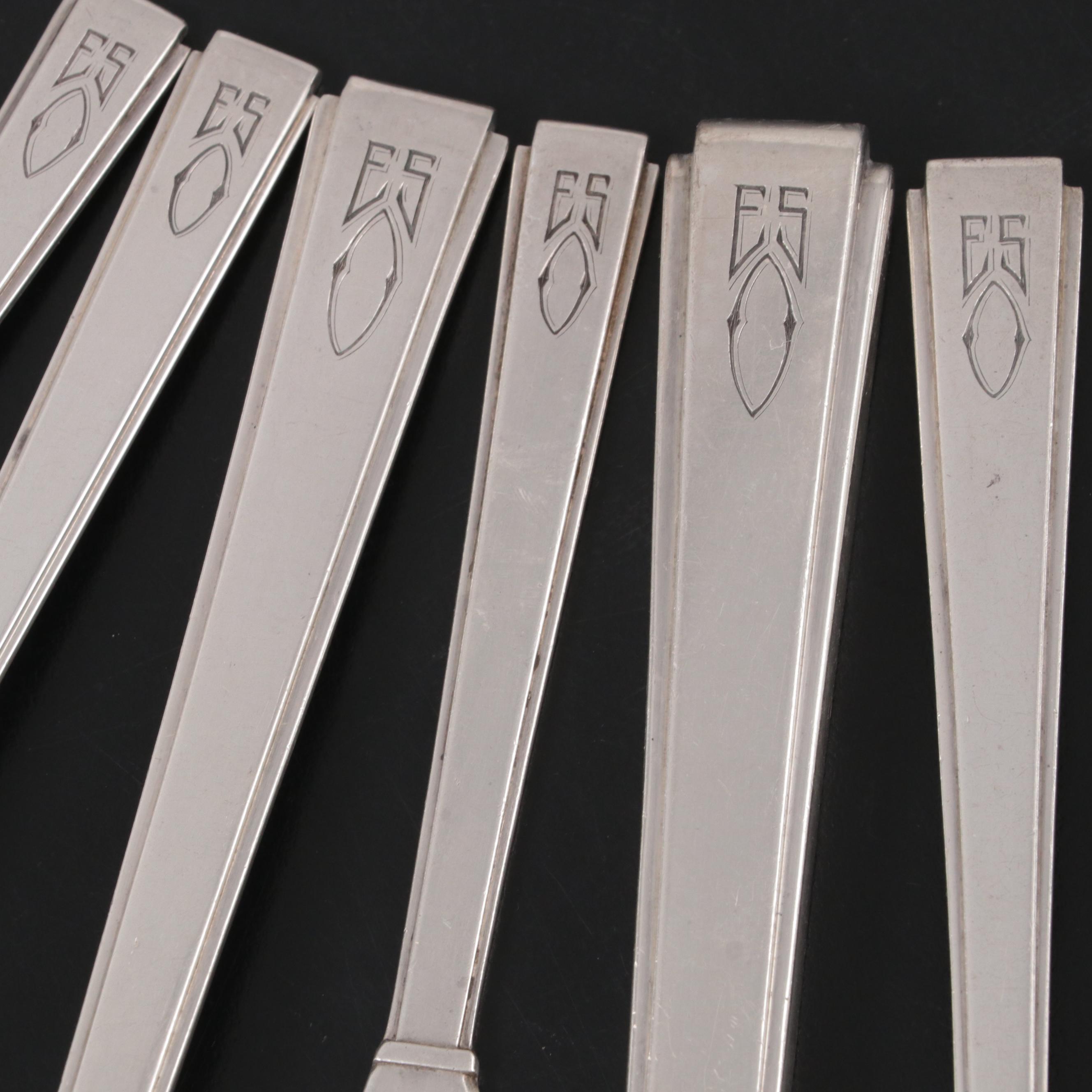 Rogers, Lunt and Bowlen "Modern Classic" Sterling Silver Flatware