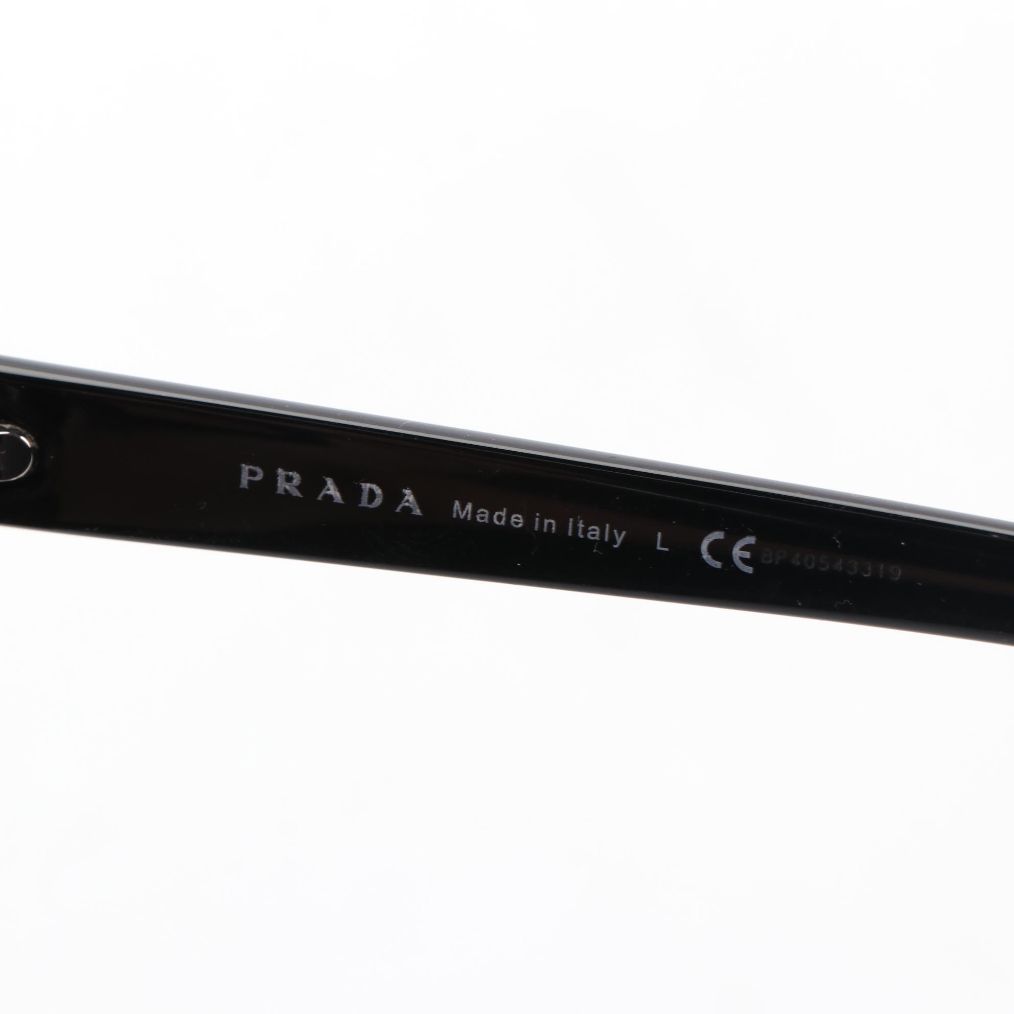 Prada SPR 04V Rectangular Sunglasses with Case and Box