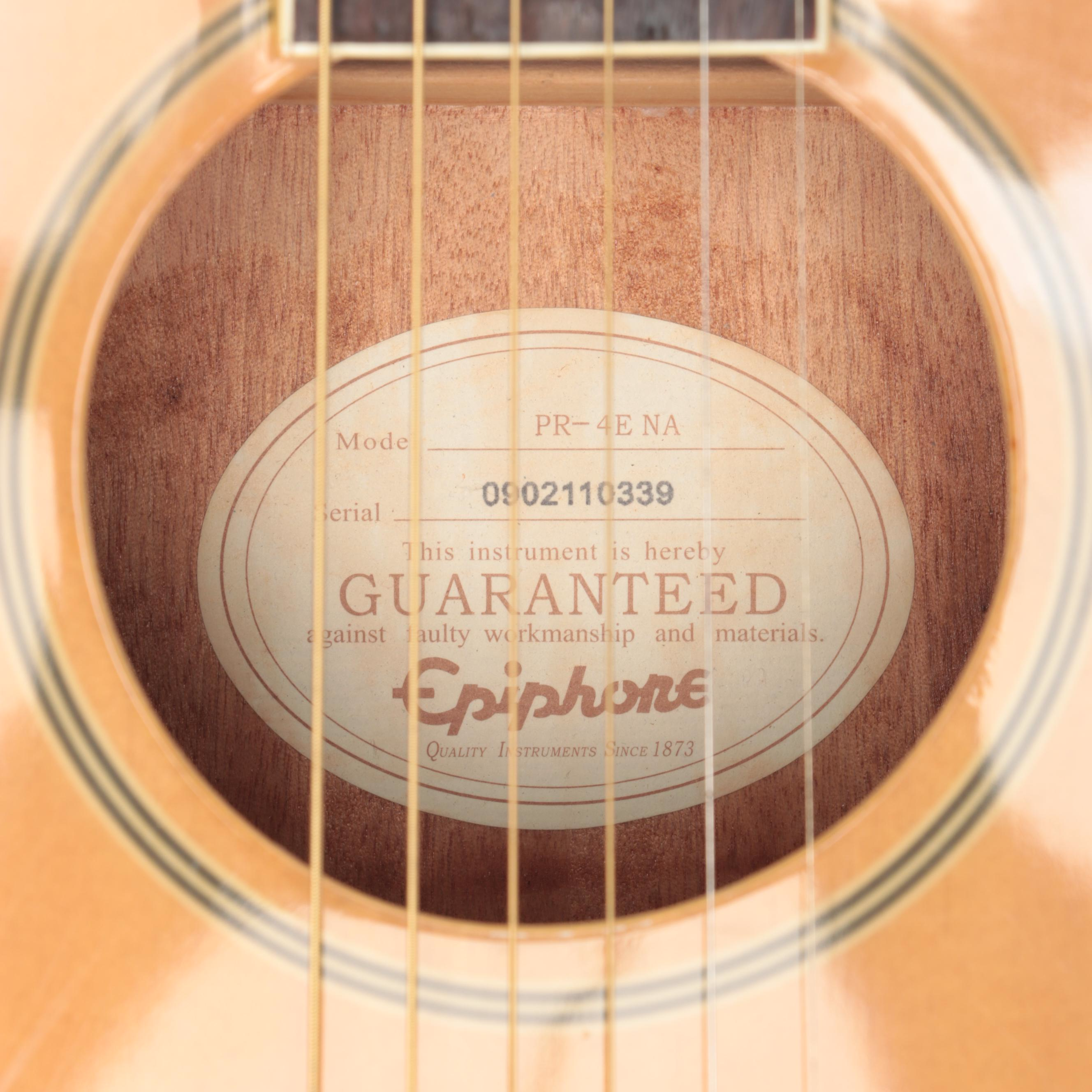 Epiphone PR-4E-NA Acoustic-Electric Right Handed Guitar