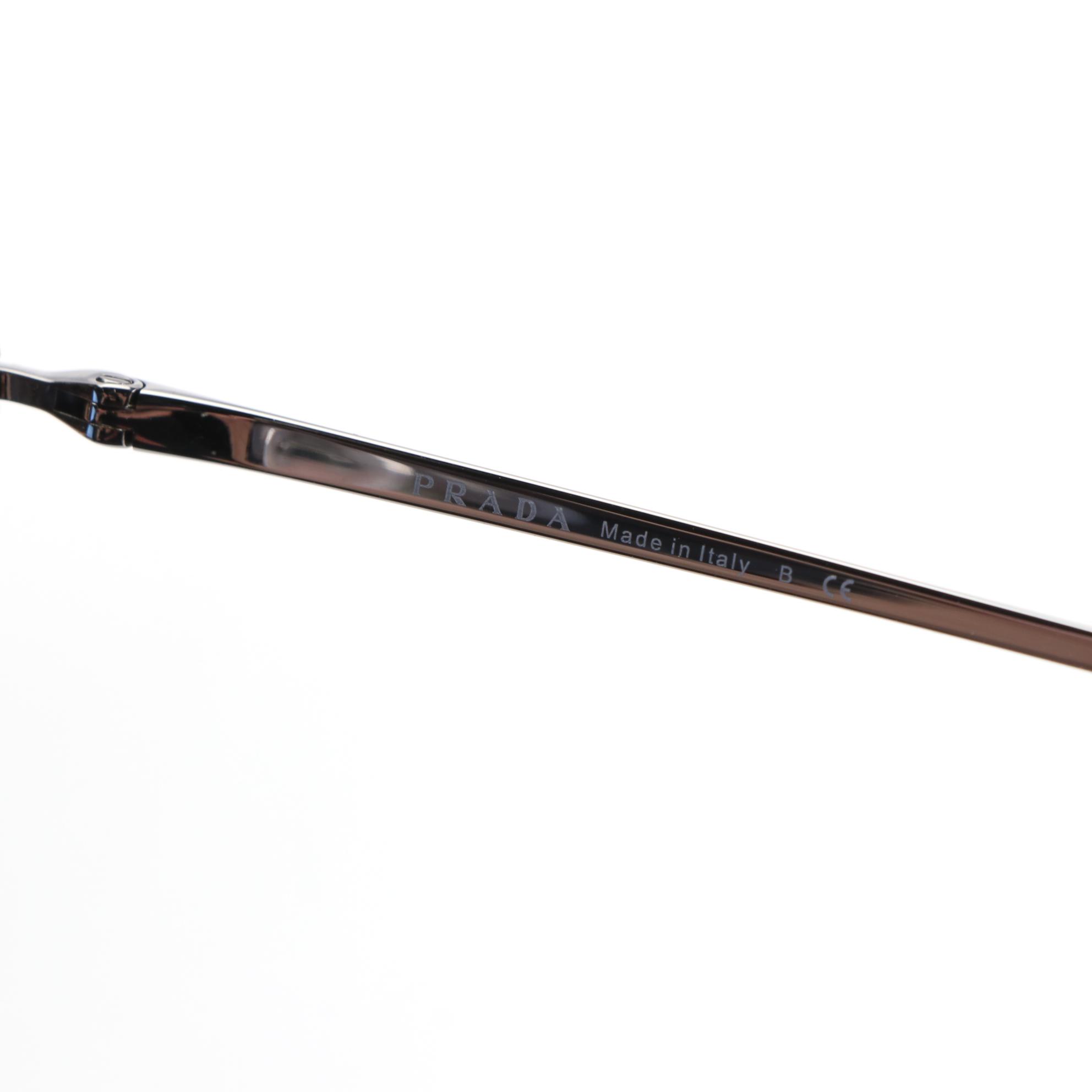 Prada SPR 18U Modified Cat Eye Sunglasses with Case and Box