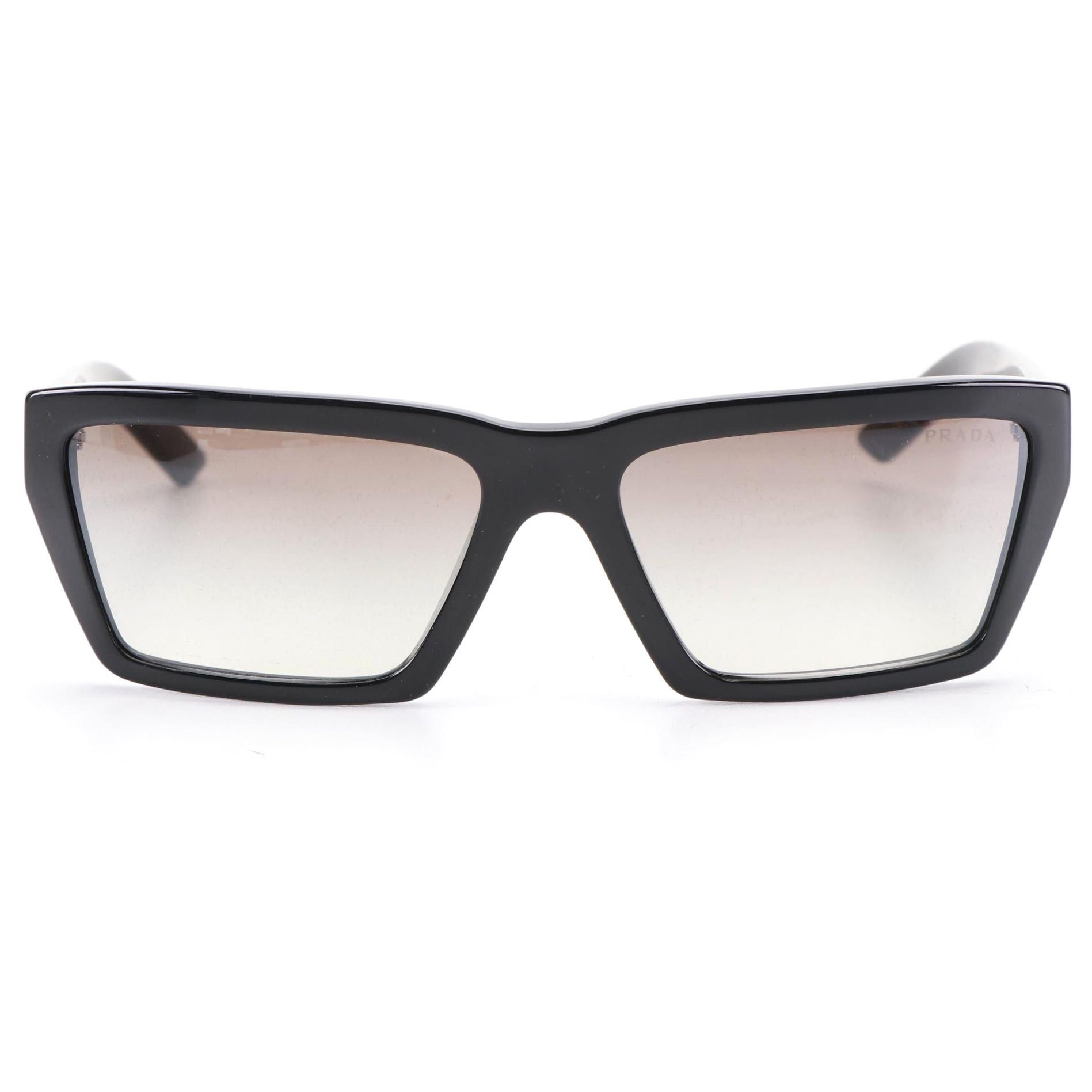 Prada SPR 04V Rectangular Sunglasses with Case and Box