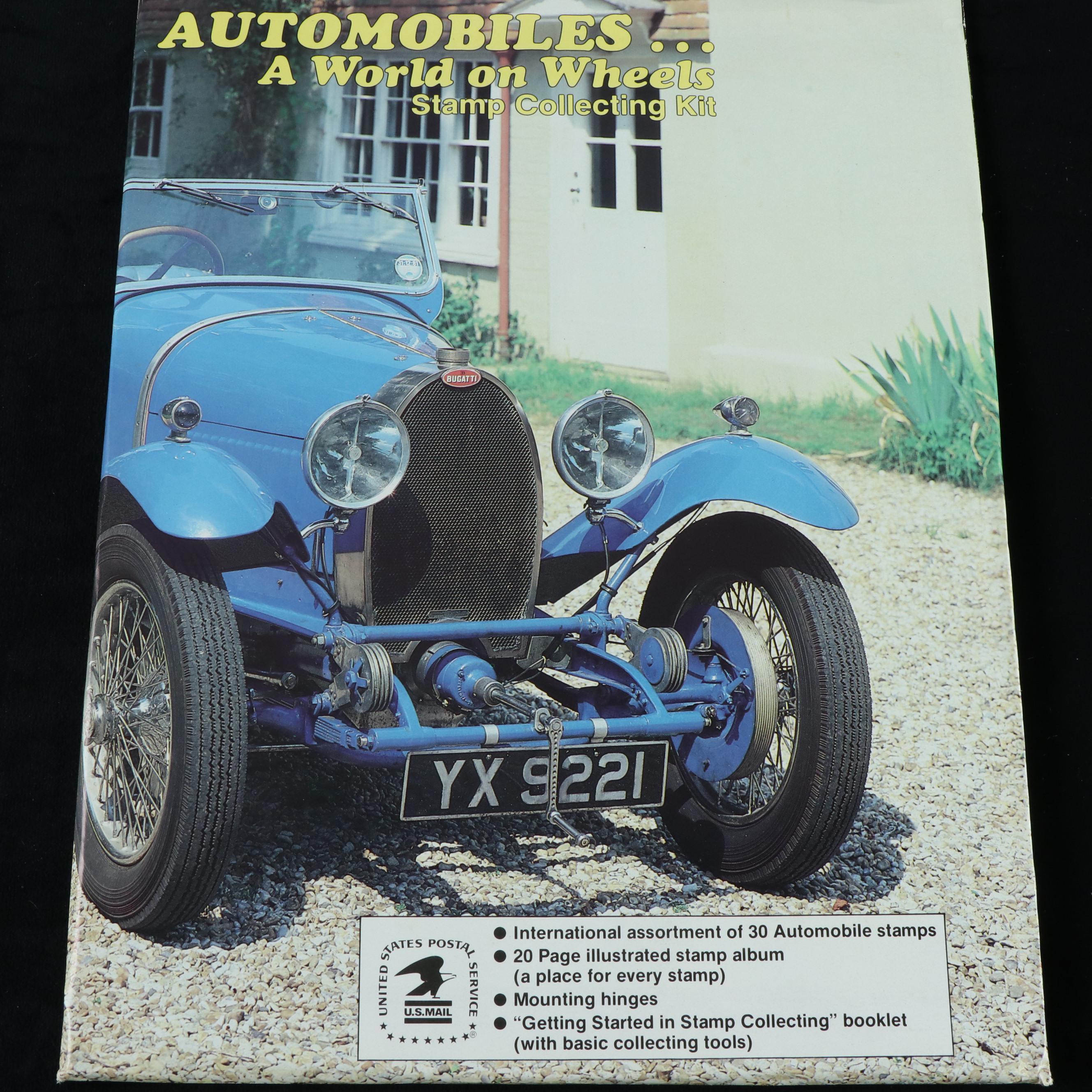 Nineteen Postage Stamp Collecting Kits, 1980s