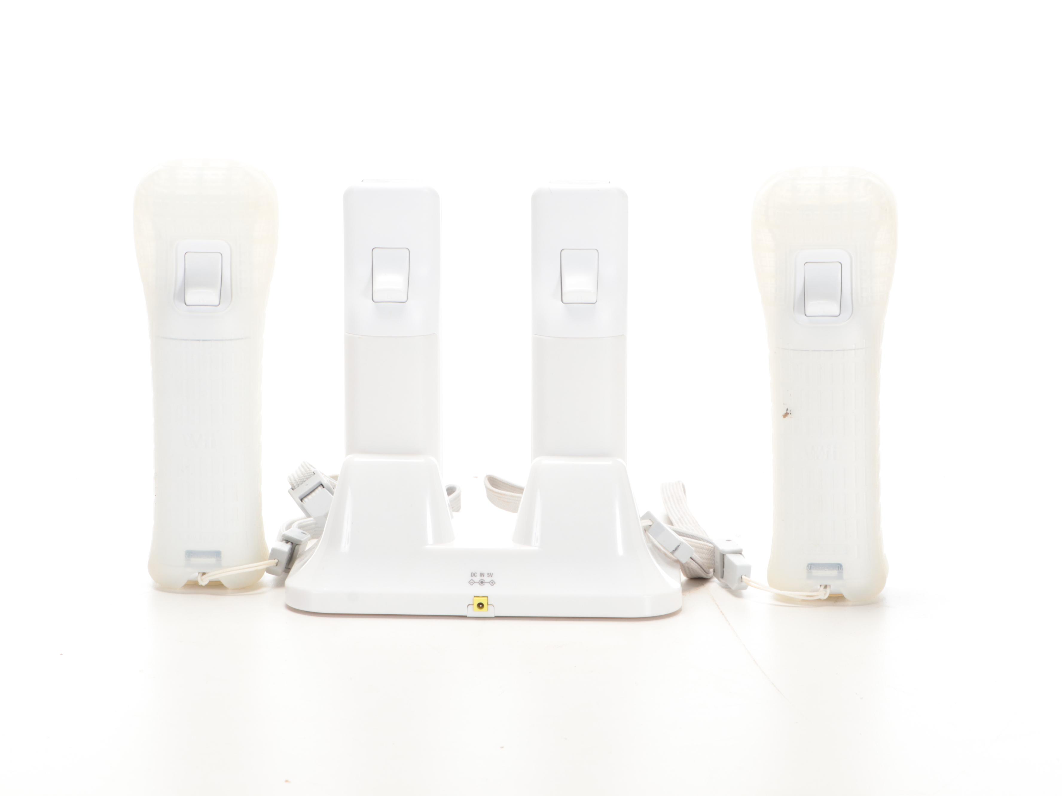 Wii Rock Band Game with Video Game Controllers, Gretsch Guitar and More