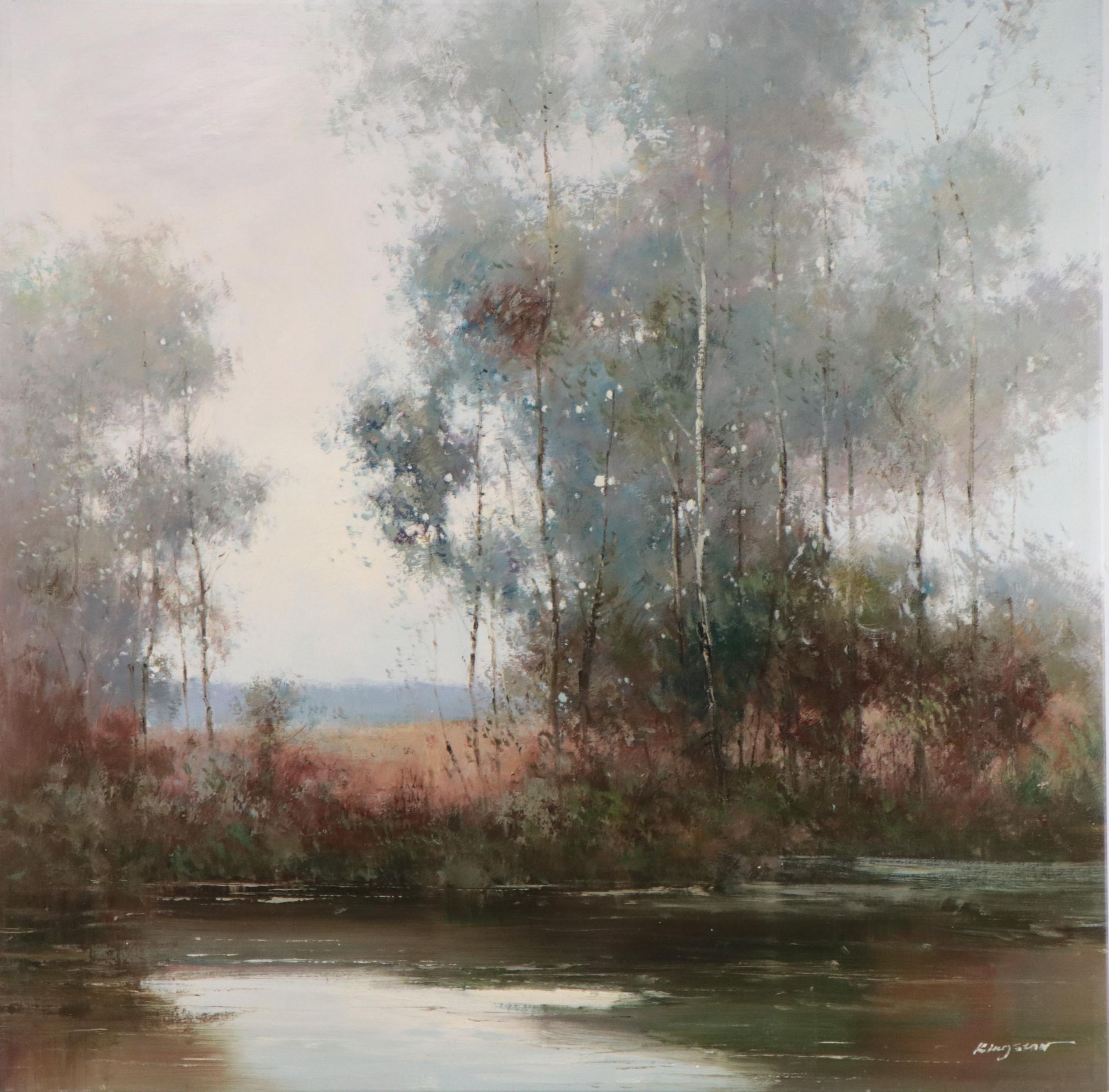 Kingston Landscape Oil Painting, 21st Century