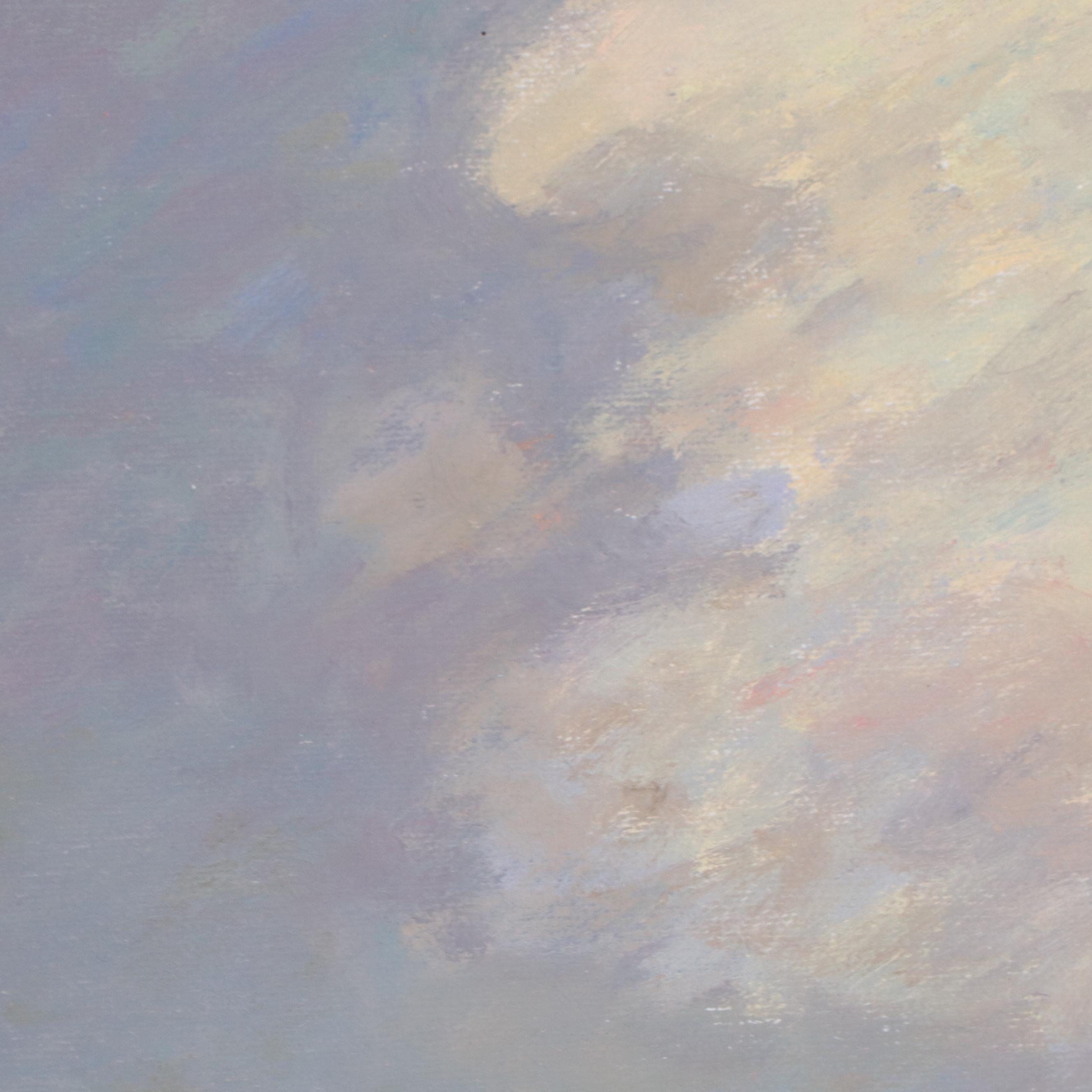 Bloemer Harbor Scene Oil Painting