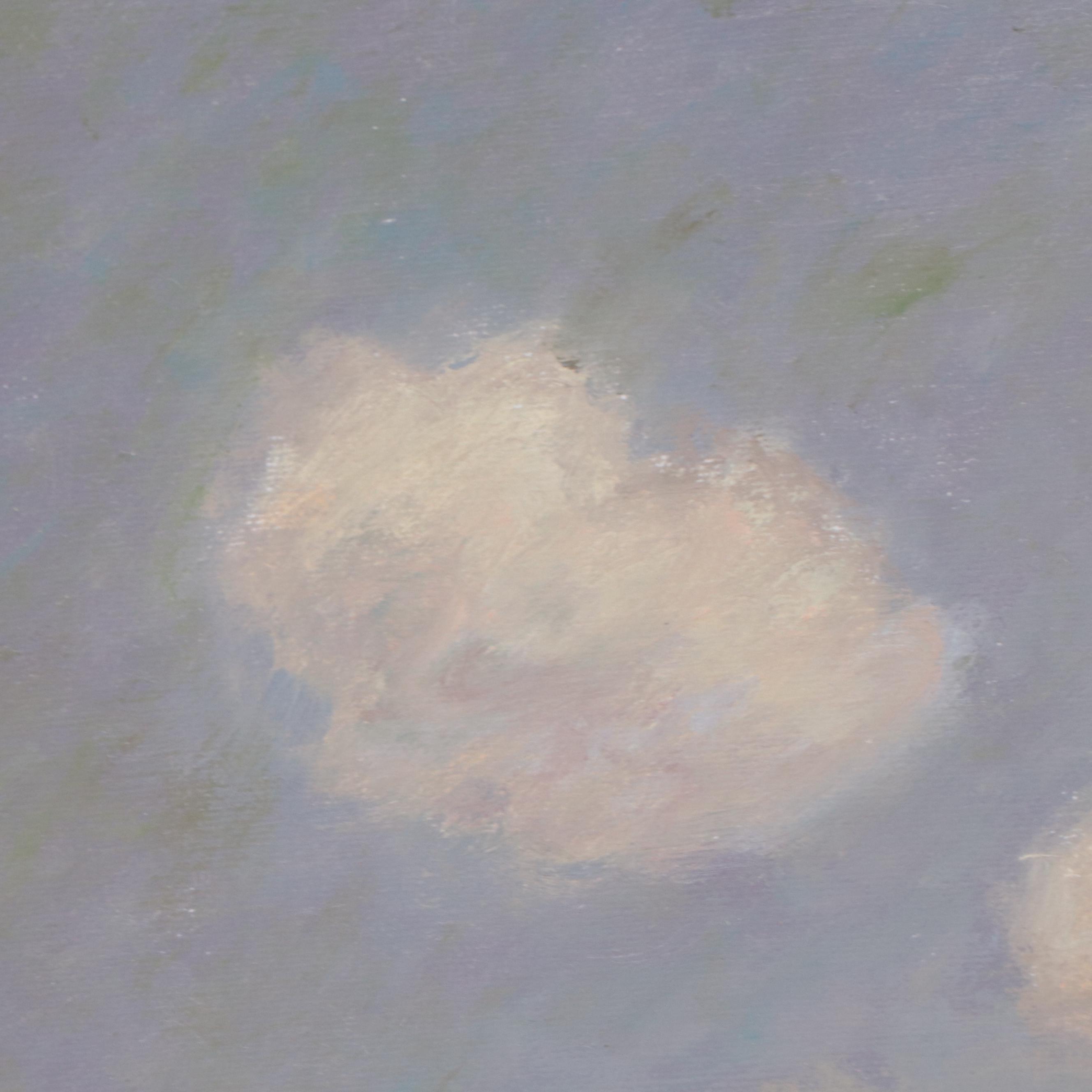 Bloemer Harbor Scene Oil Painting