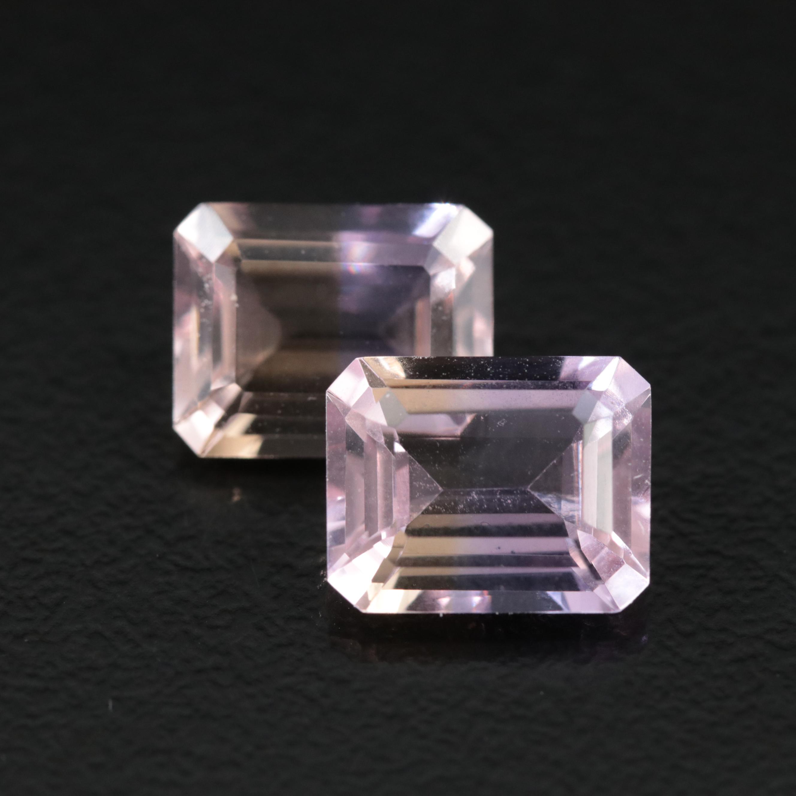 Loose 6.08 CTW Matched Pair of Ametrines