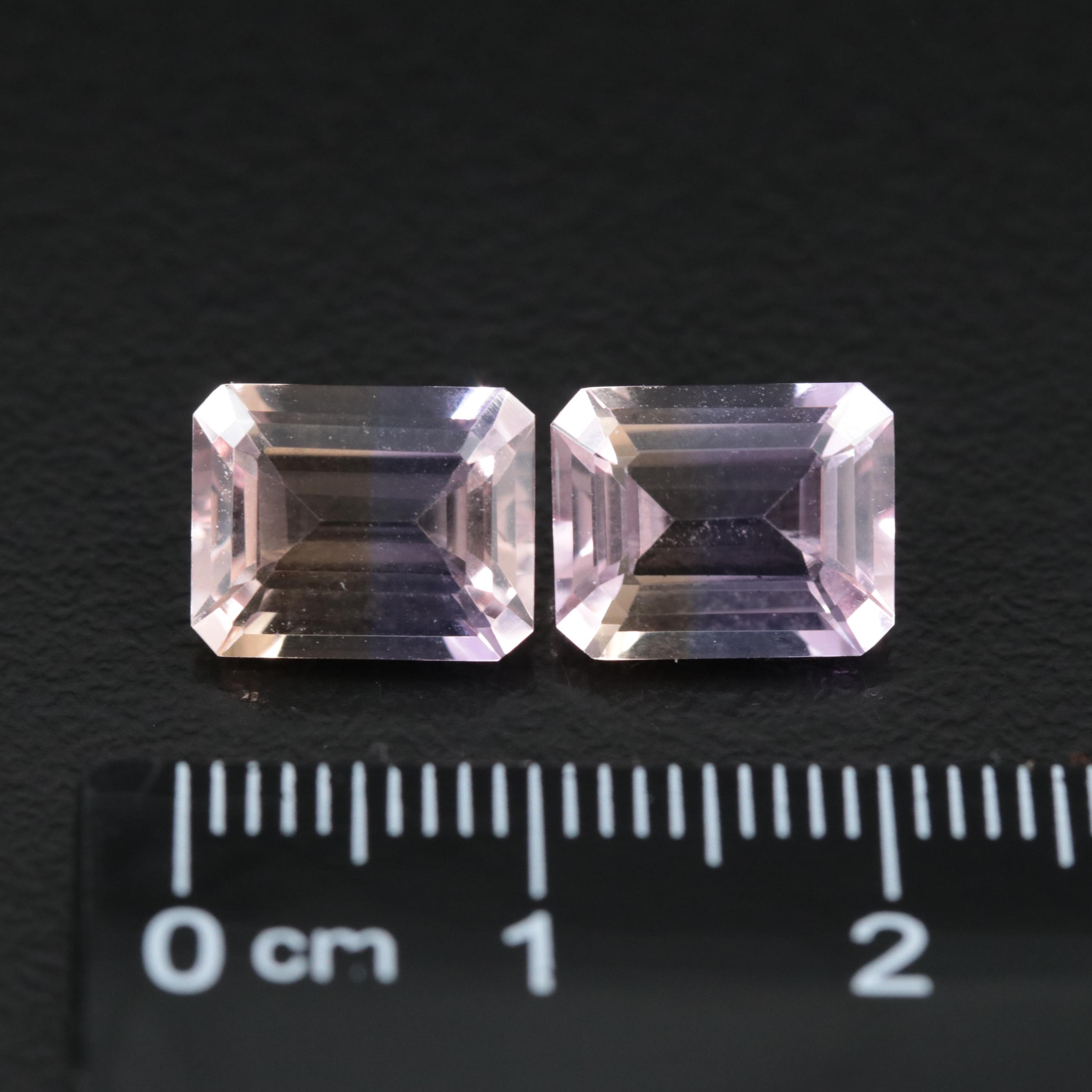 Loose 6.08 CTW Matched Pair of Ametrines