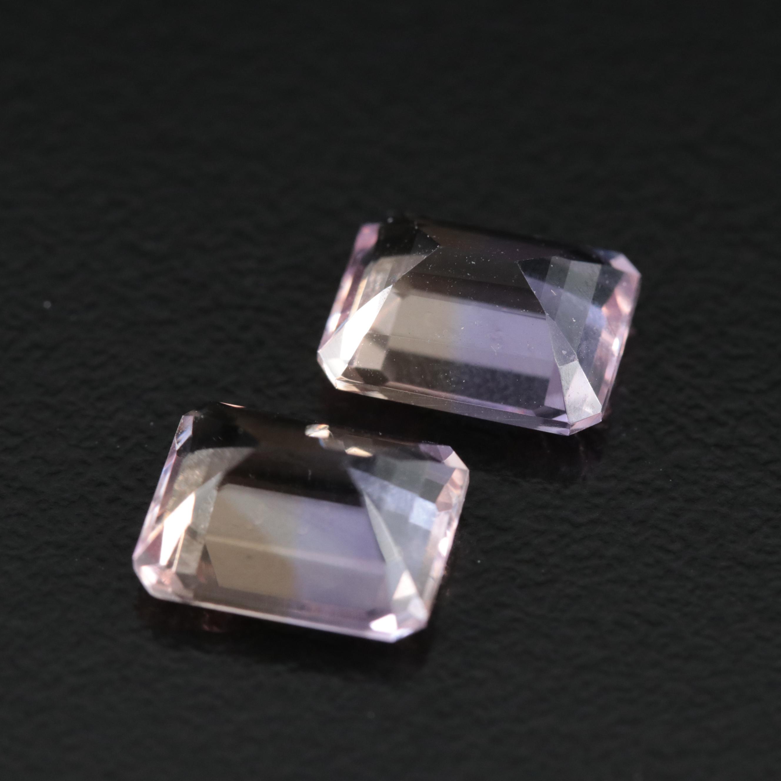 Loose 6.08 CTW Matched Pair of Ametrines