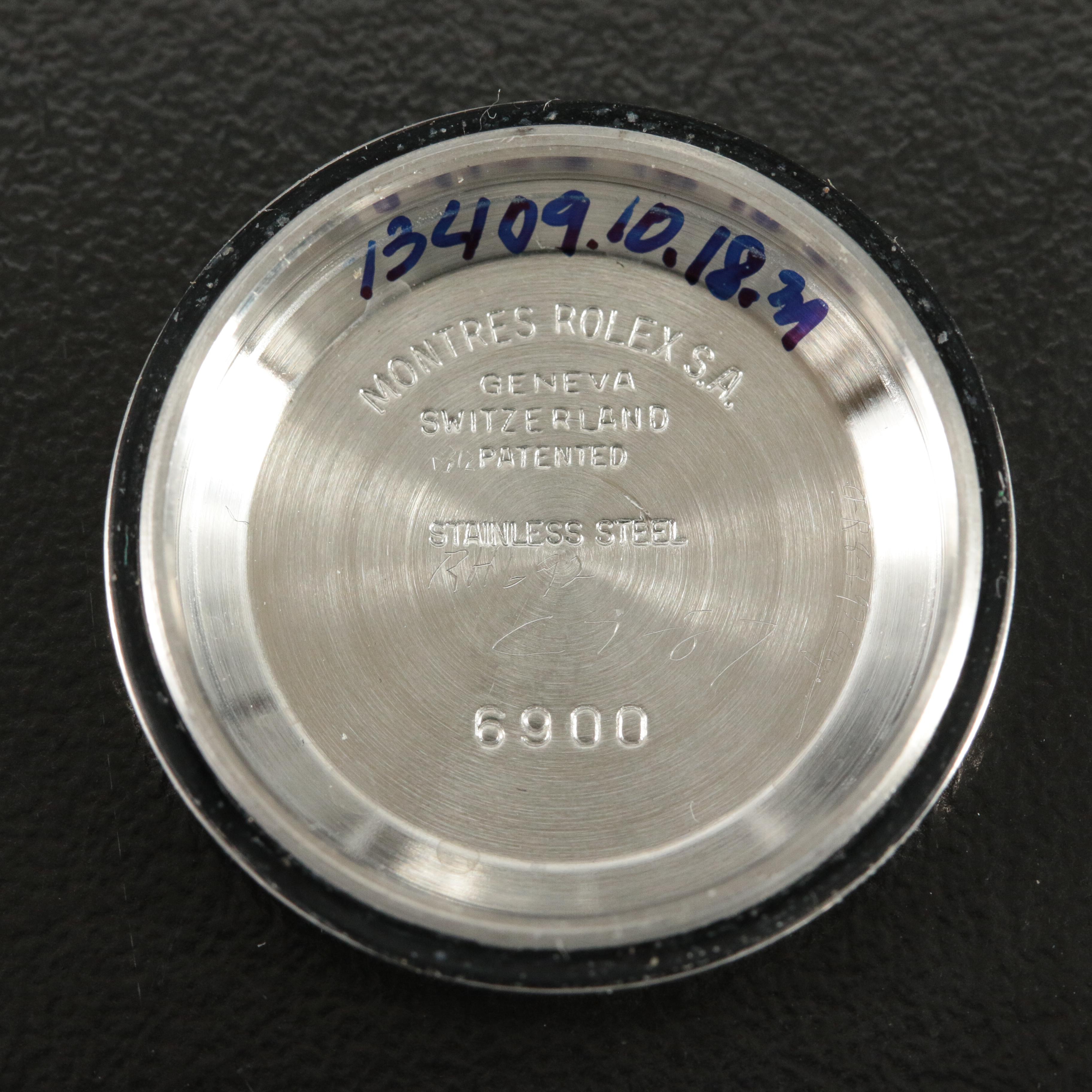 Rolex Custom Diamond Dial Oyster Perpetual Datejust Watch