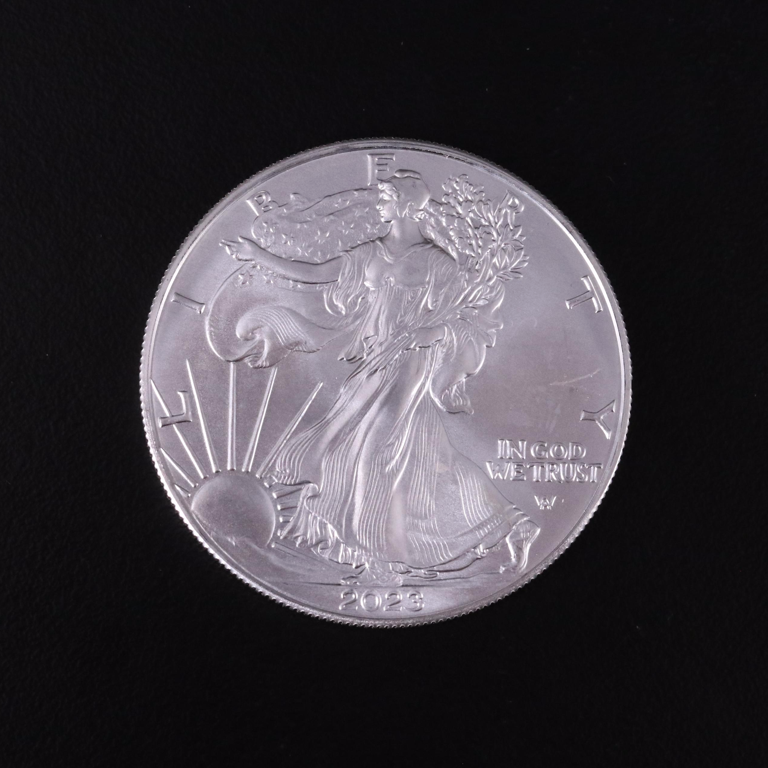 Two Rolls of Twenty 2023 American Silver Eagles