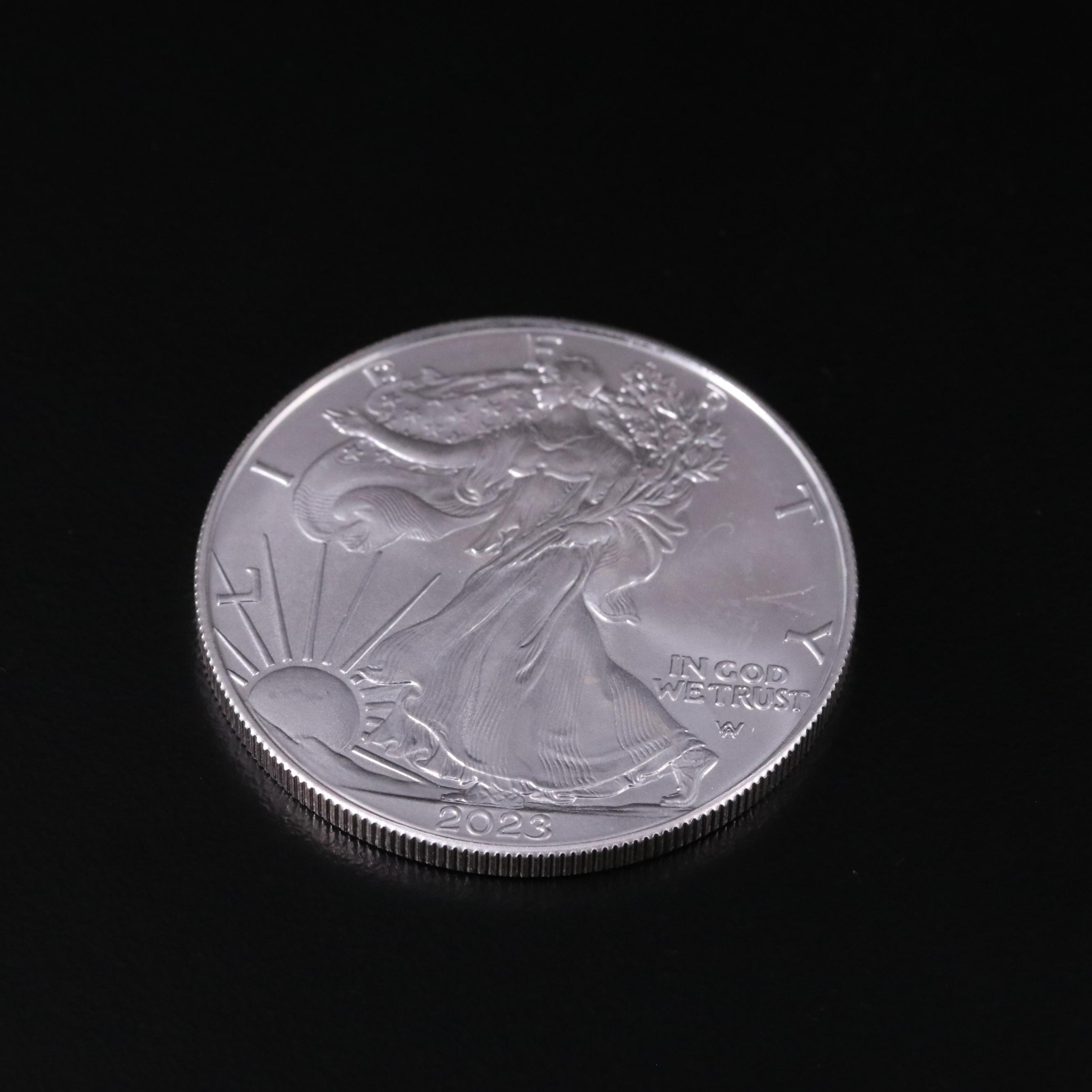 Two Rolls of Twenty 2023 American Silver Eagles