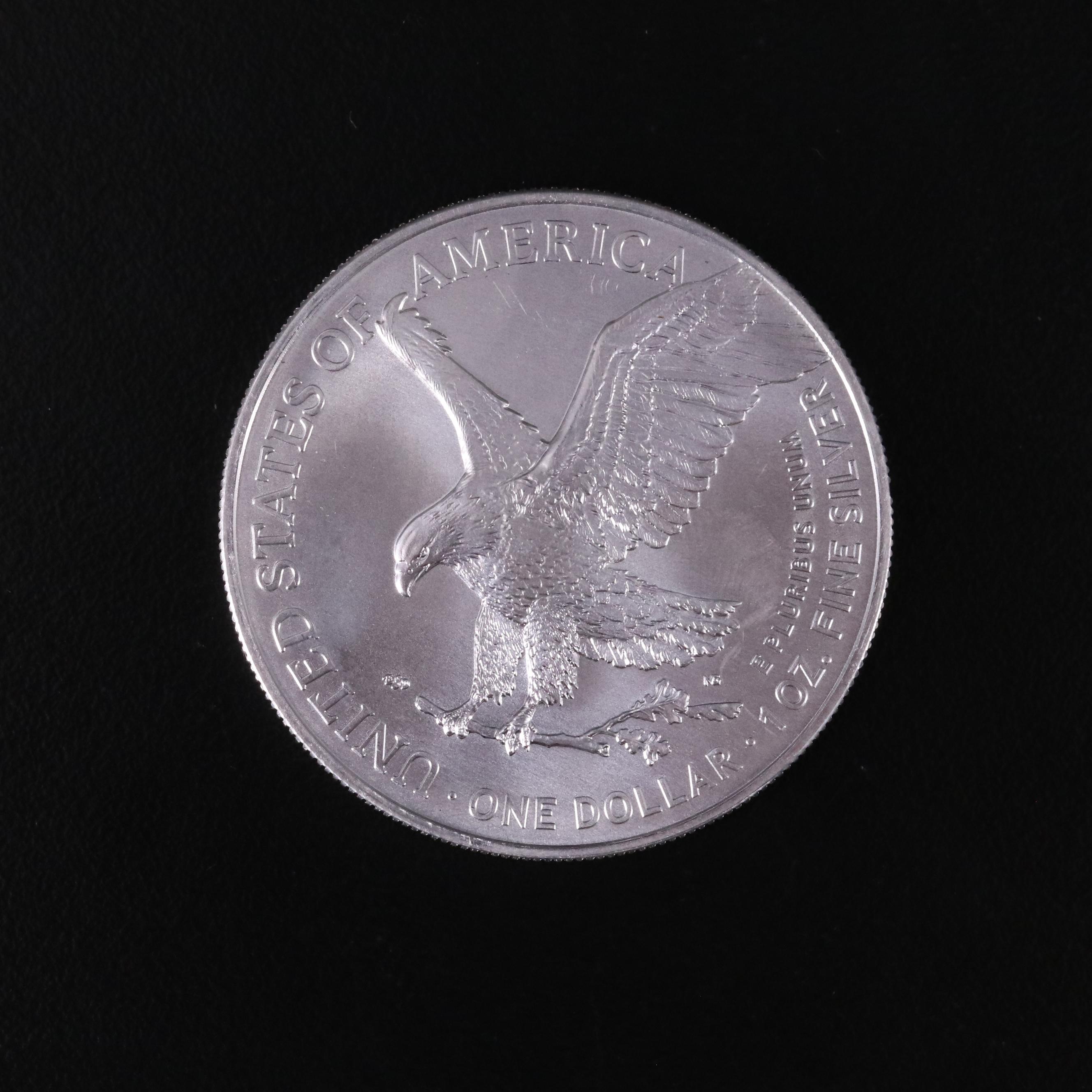 Two Rolls of Twenty 2023 American Silver Eagles