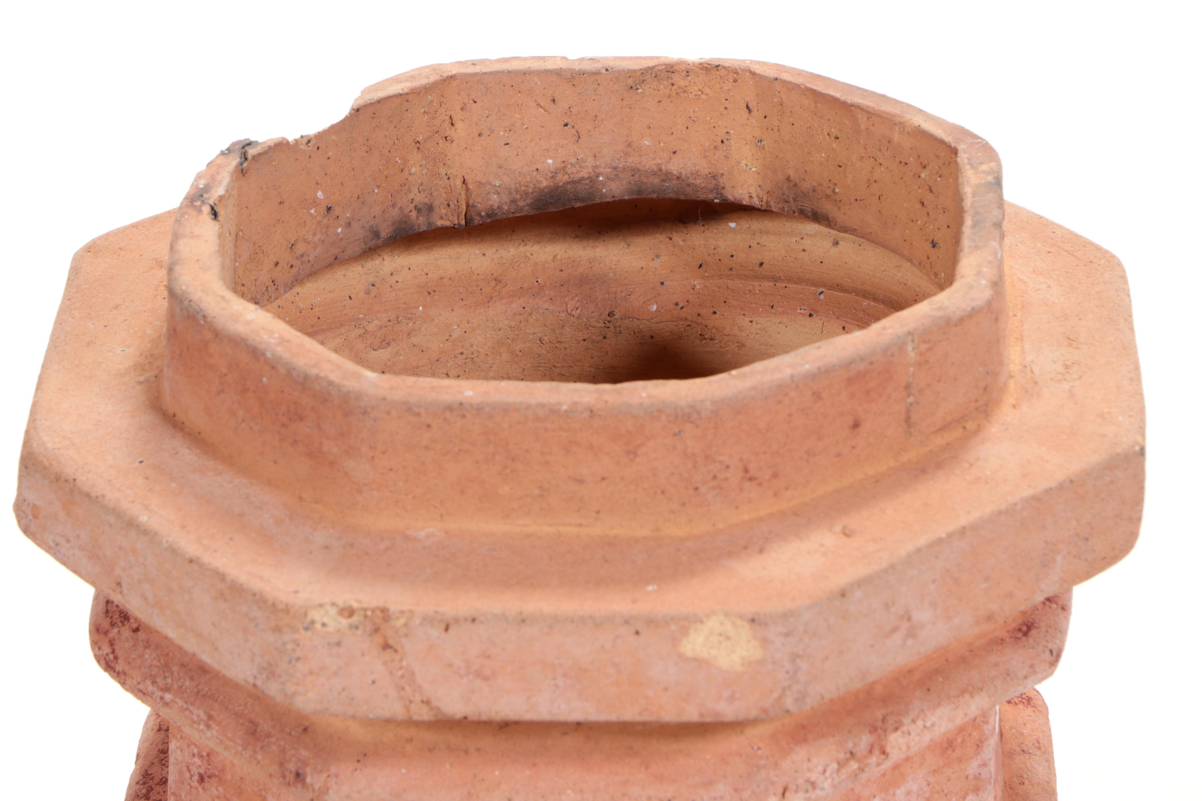 Pair of Cast Terracotta Columns