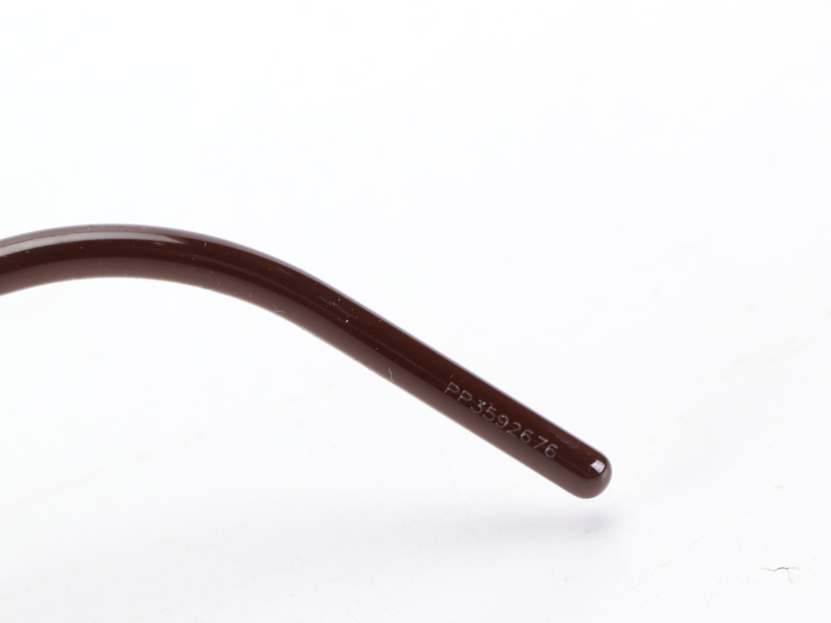 Prada SPR 04W Square Sunglasses with Case and Box