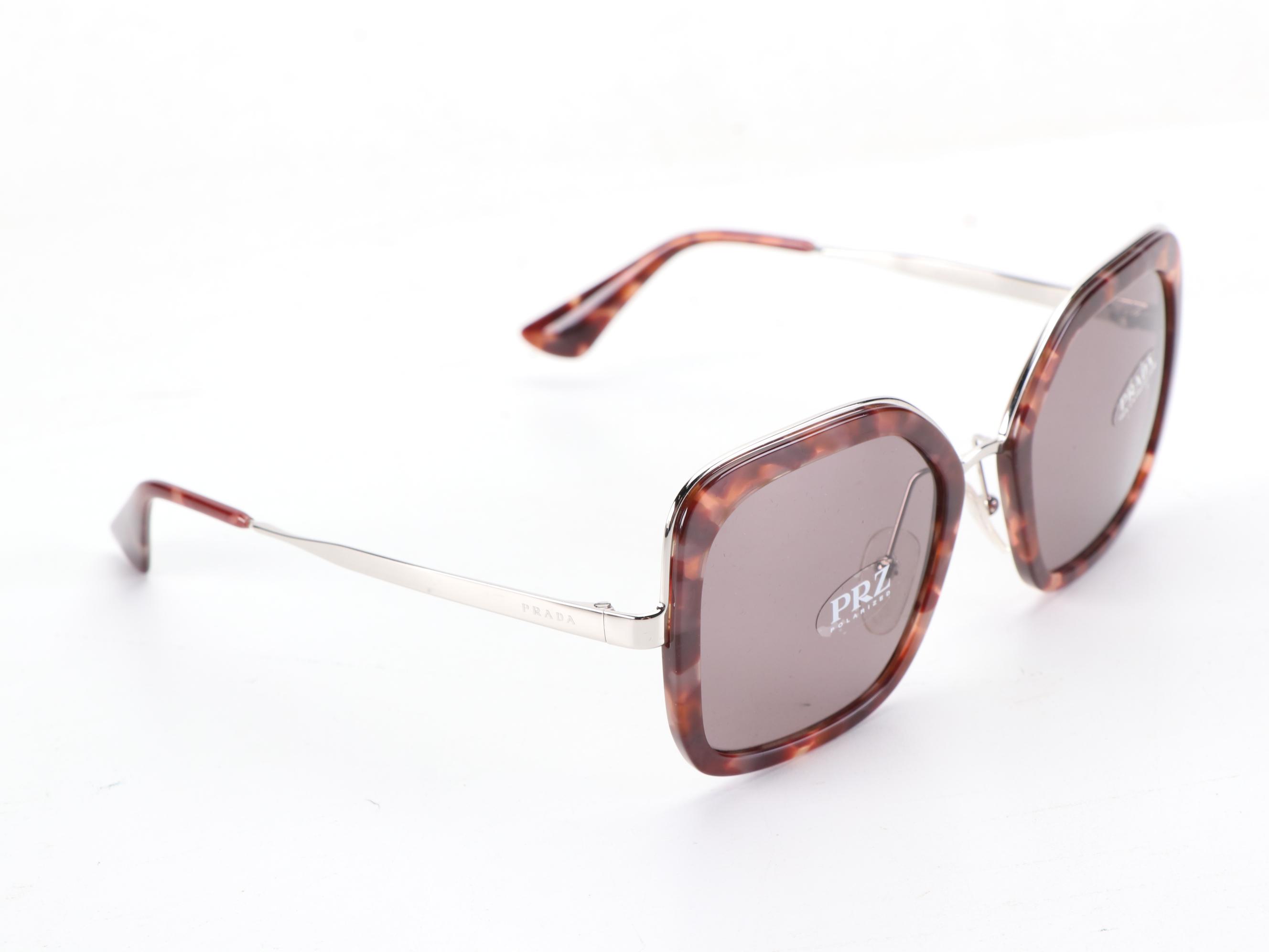 Prada SPR 57U Butterfly Sunglasses with Case and Box