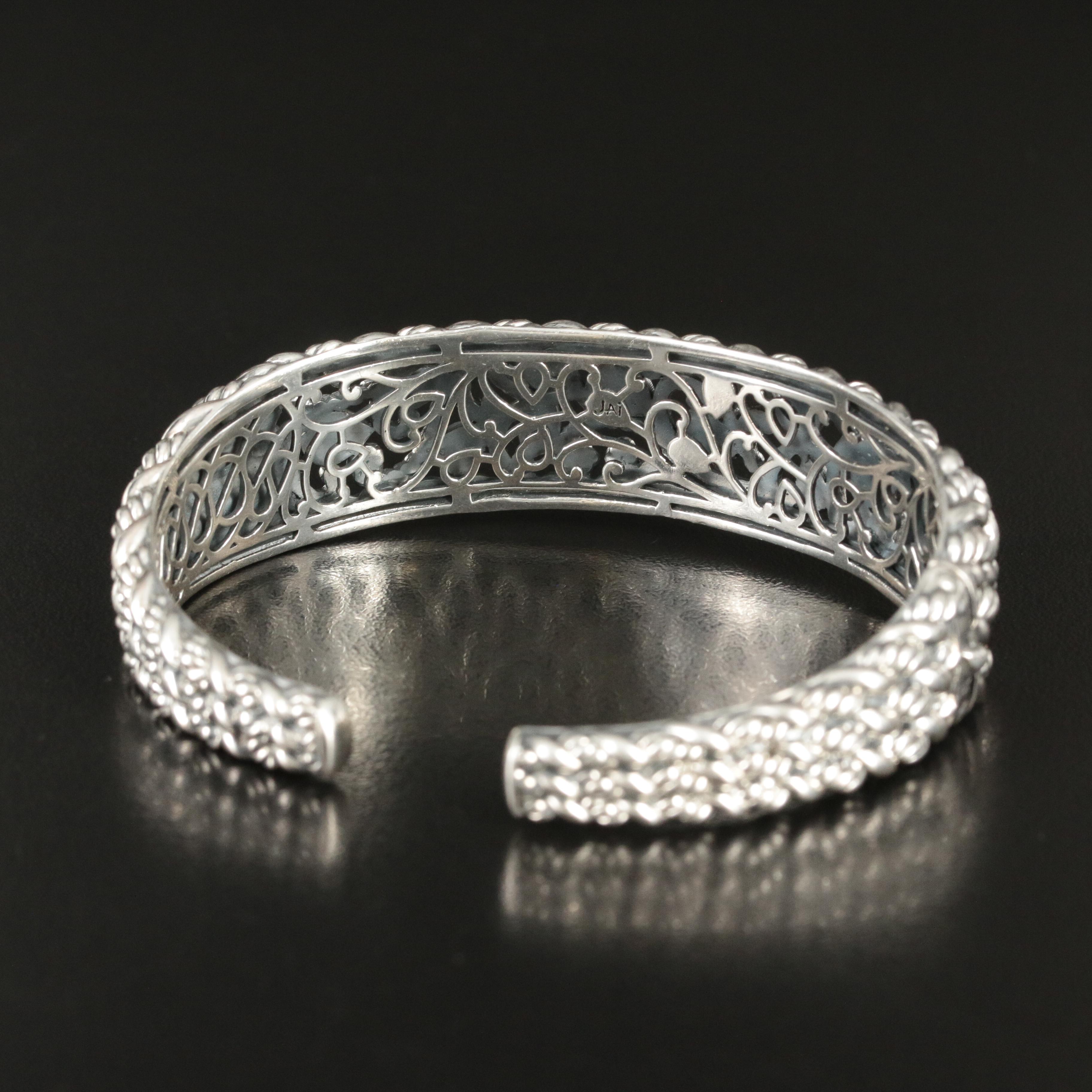 JAi John Hardy Sterling Cuff Bracelet with 14K Accents