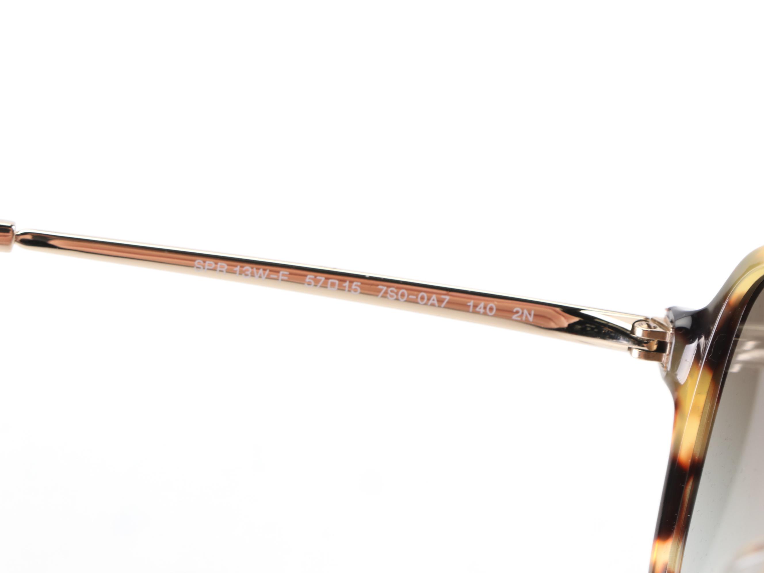 Prada SPR13W-F Havana Sunglasses with Case and Box