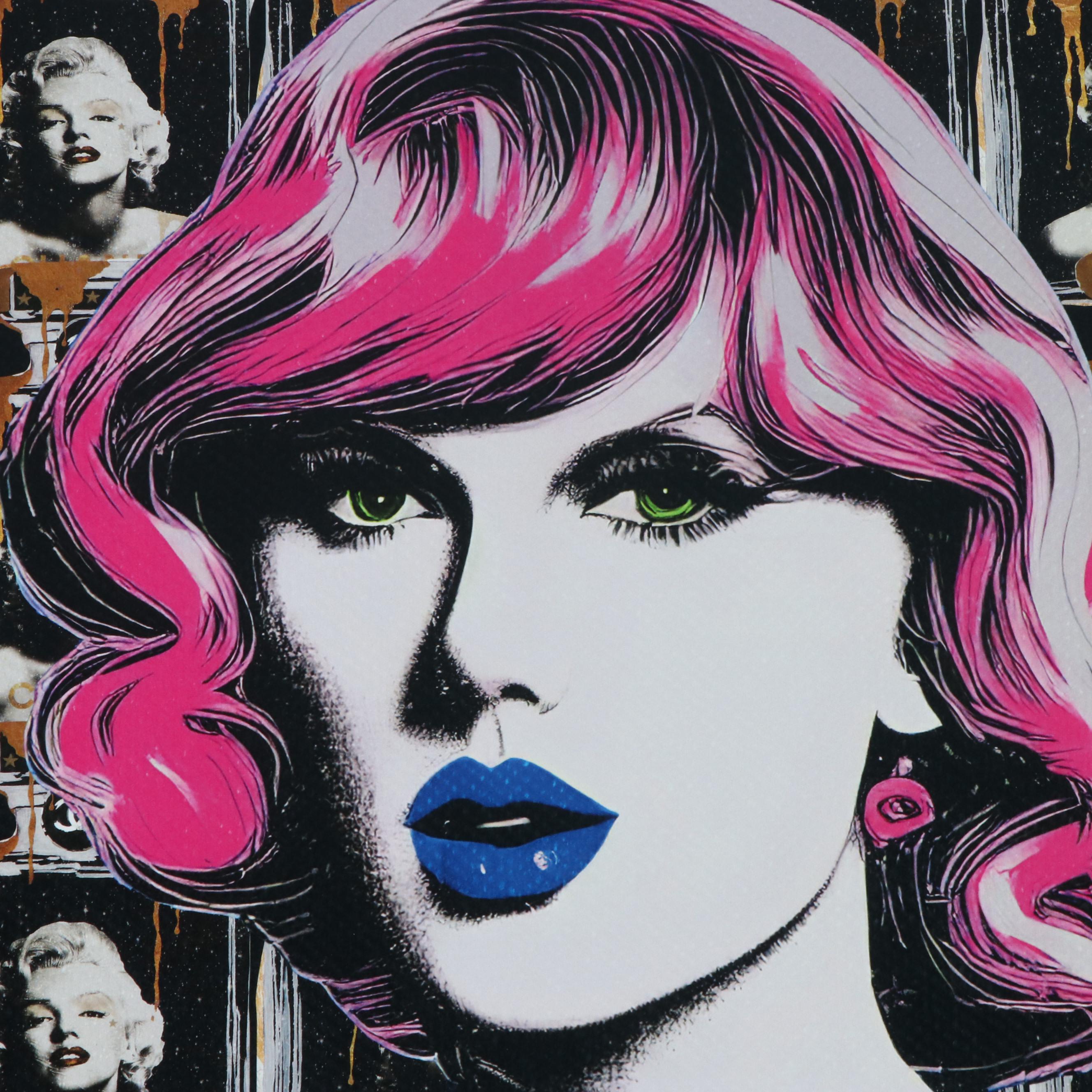 Death NYC Pop Art Graphic Print of Taylor Swift x Marilyn Monroe