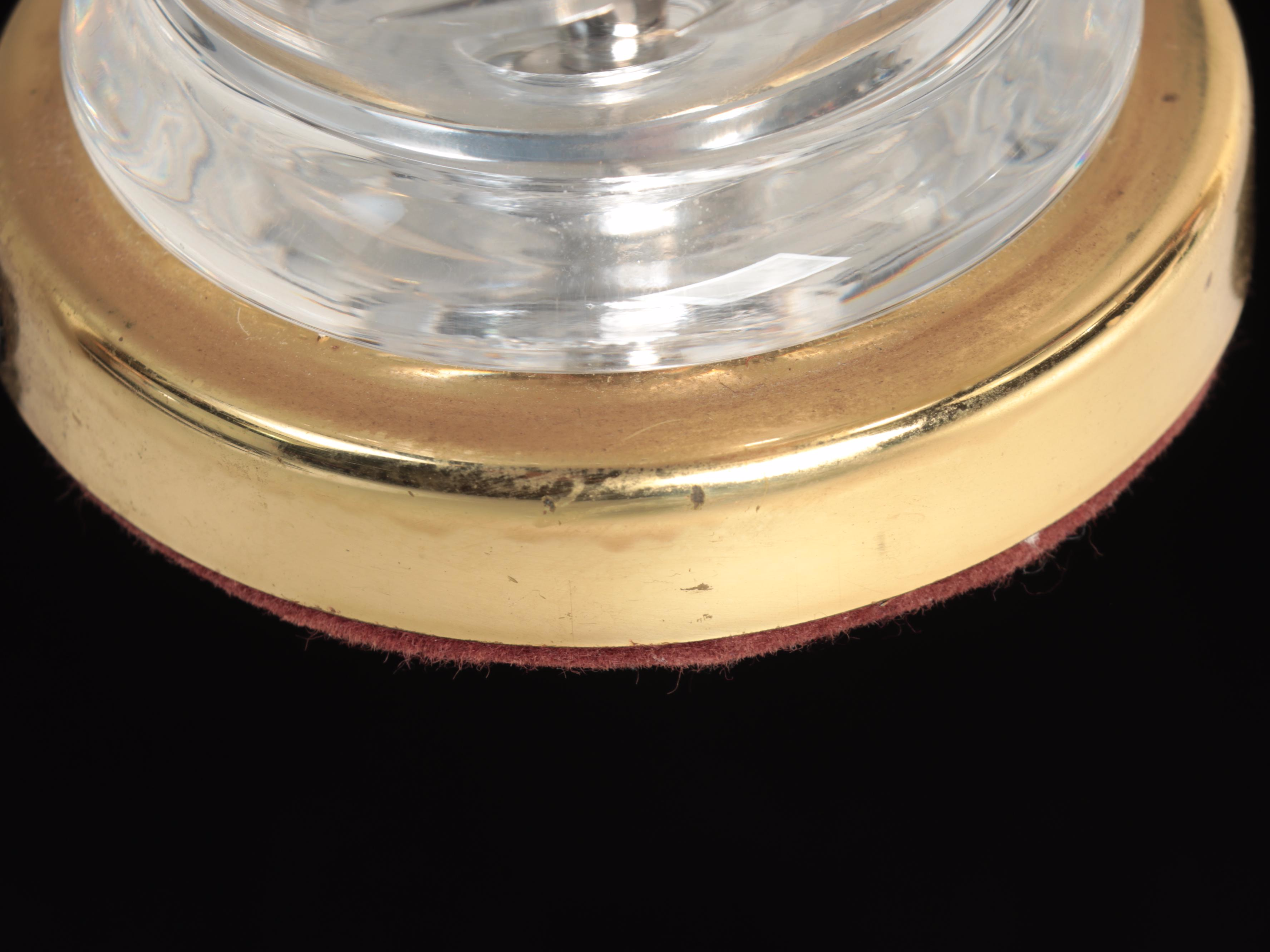 Waterford Crystal "Glandore" Table Lamp, Late 20th Century