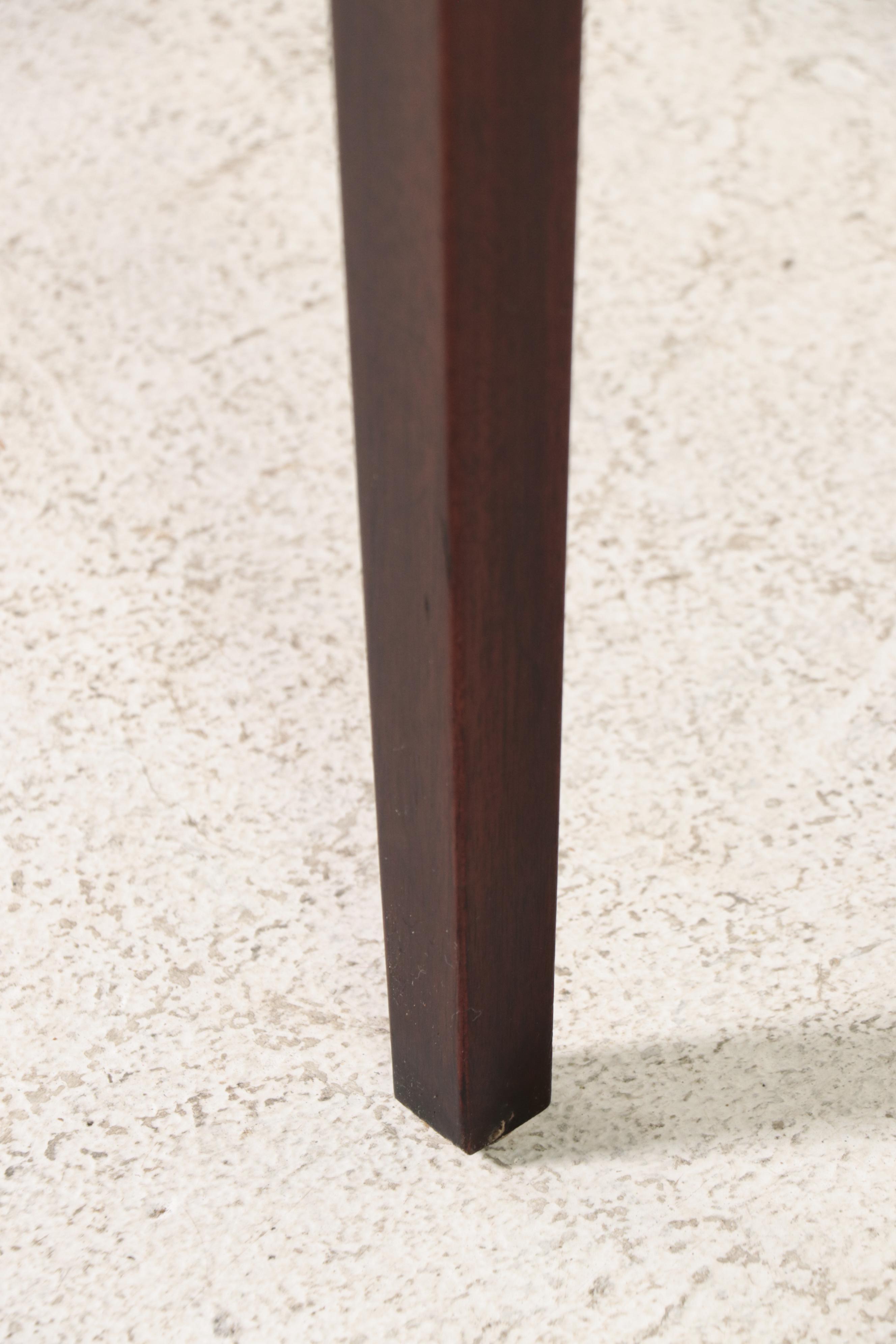 Henkel-Harris "Virginia Galleries" Mahogany Silver Chest-on-Stand, dated 1970