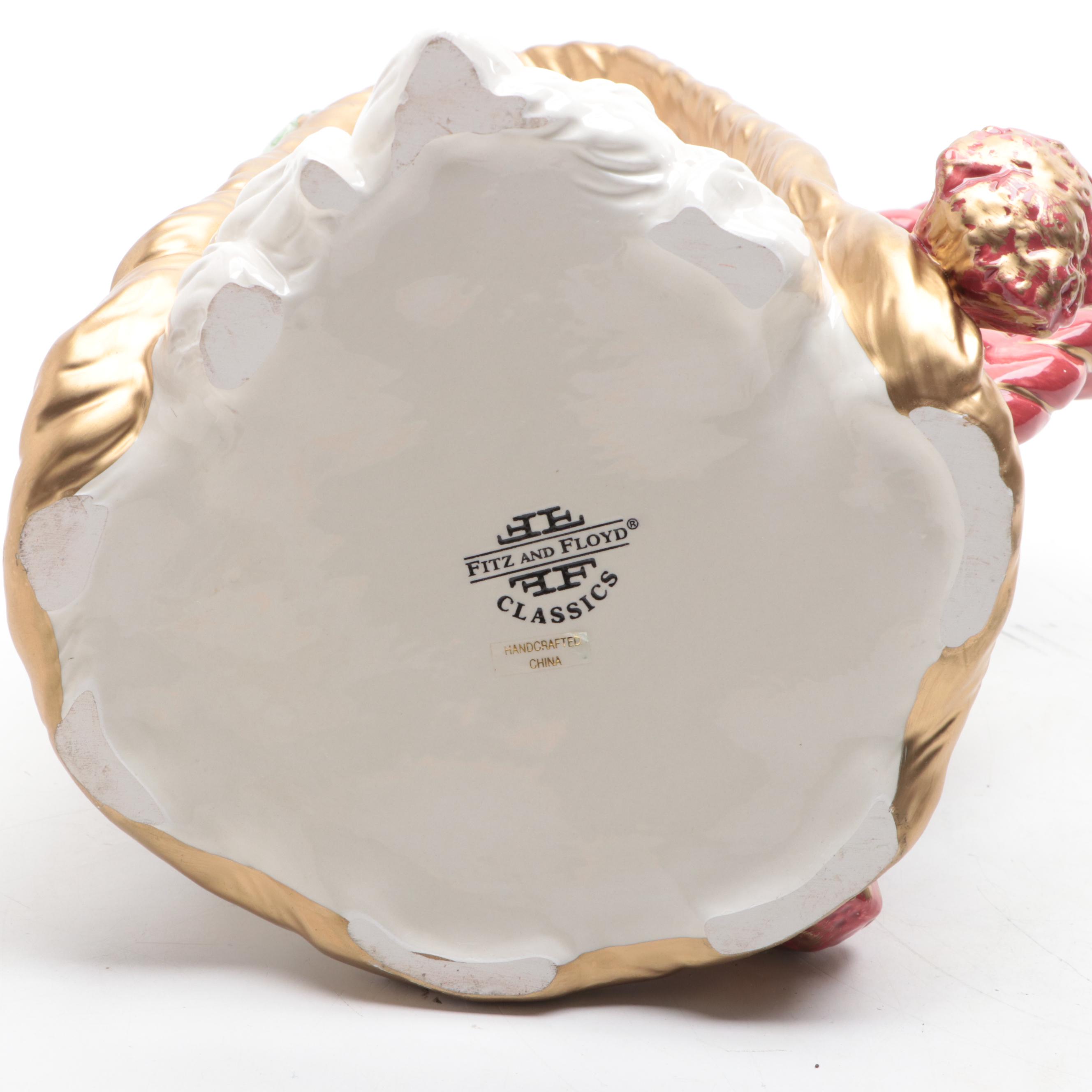 Fitz and Floyd Christmas Themed Teapots