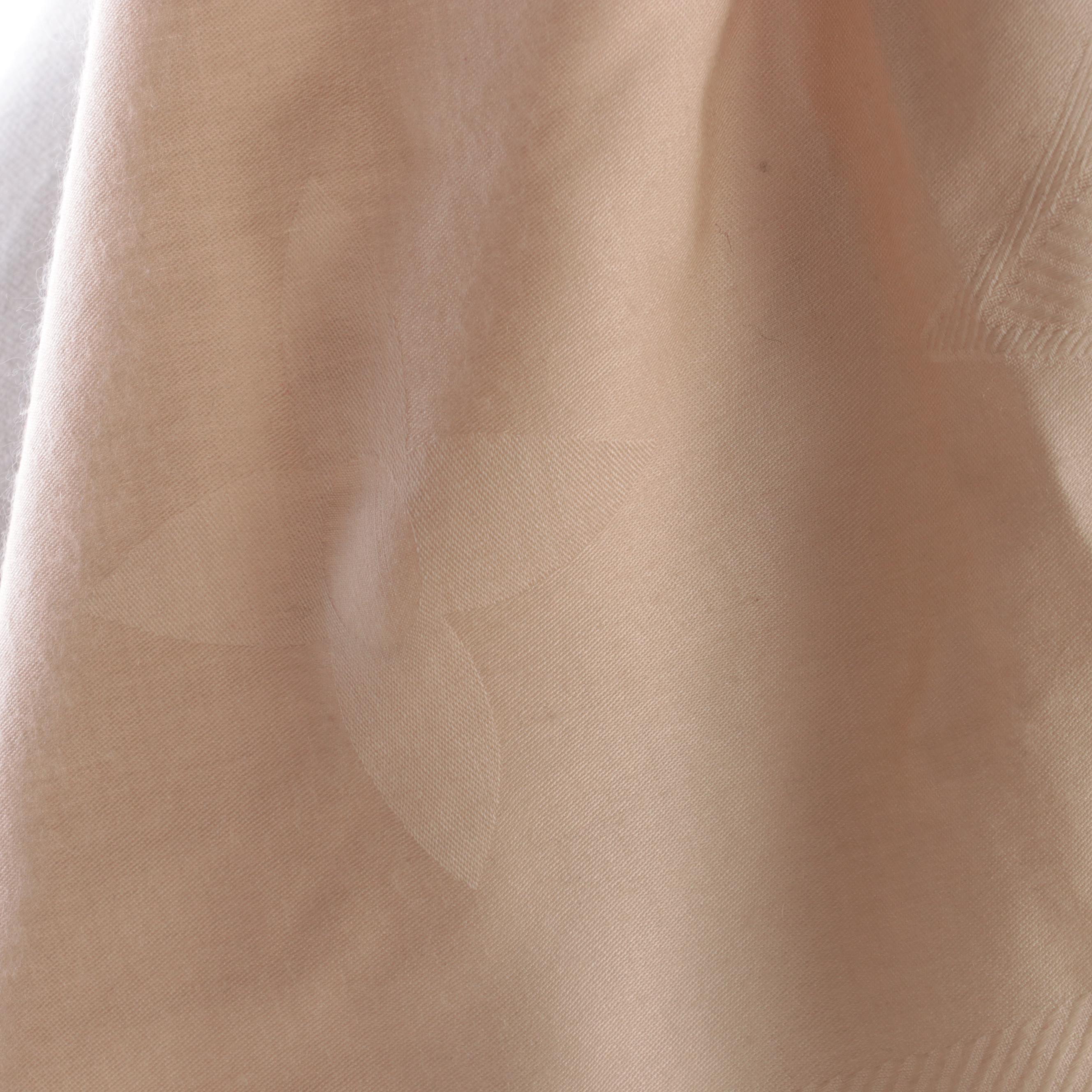 Louis Vuitton Monogram Scarf Shawl in Cashmere and Silk Jacquard