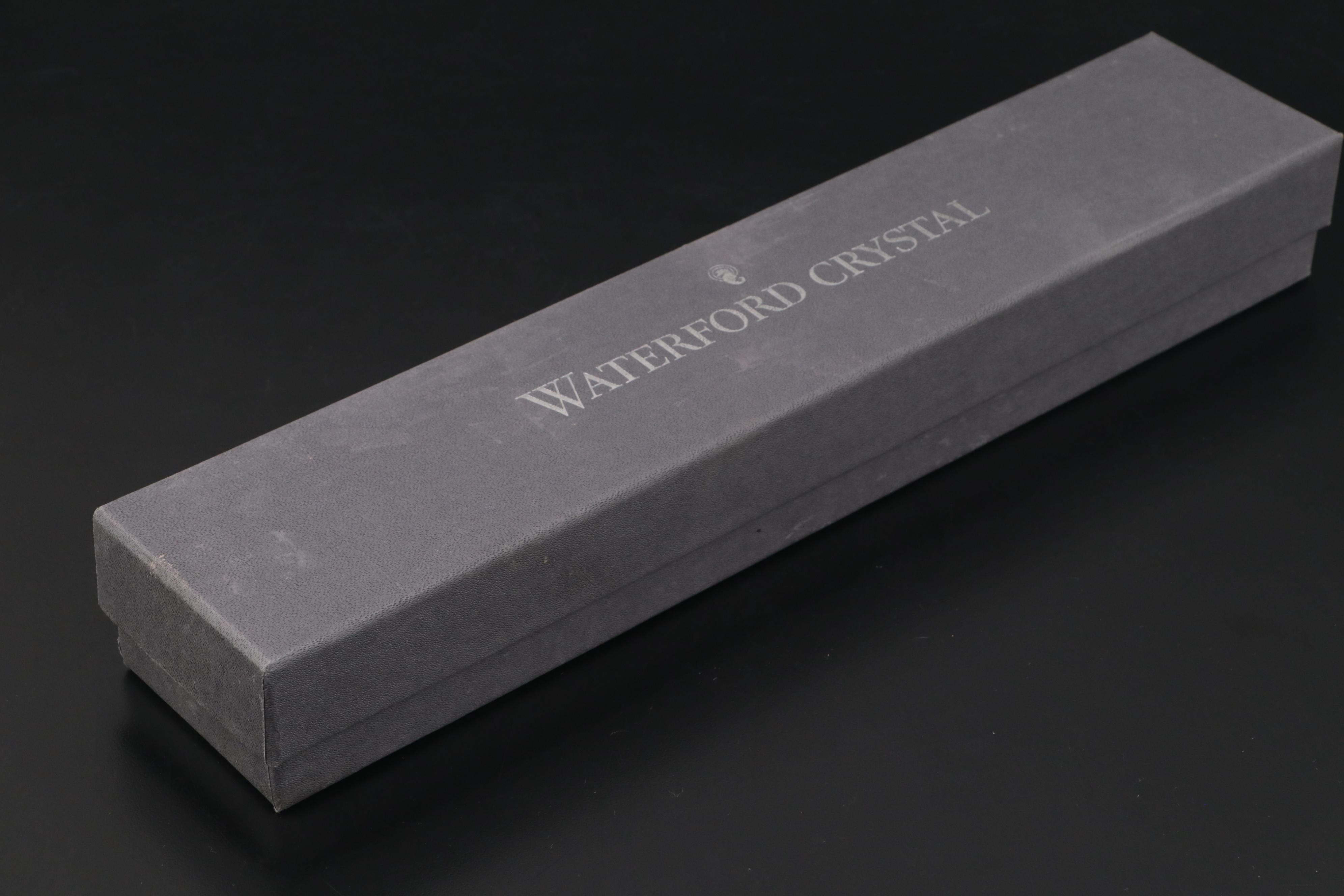 Waterford Crystal Cake Knife with Other Serving Utensils and Salad Bowl