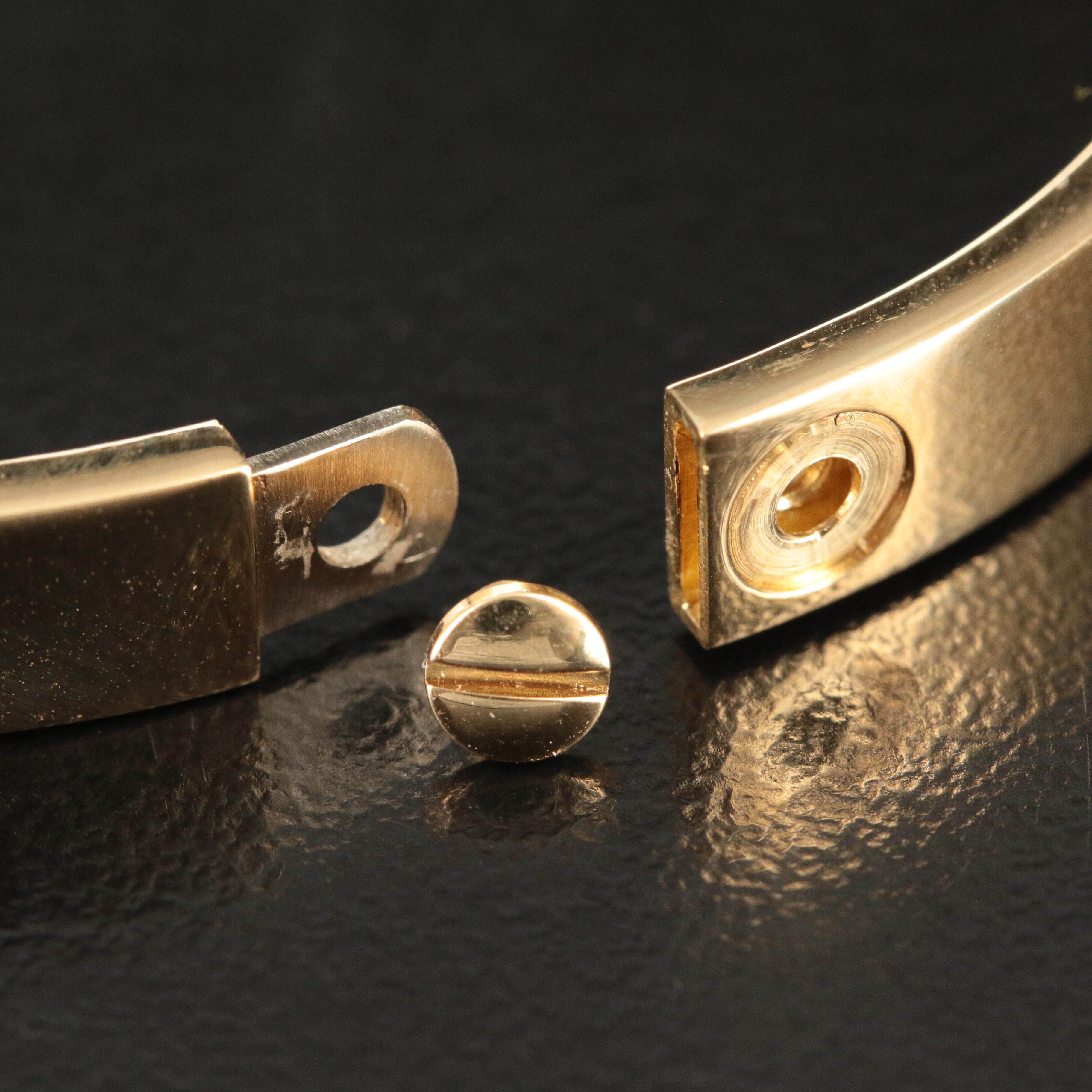 Cartier 18K "LOVE" Bracelet