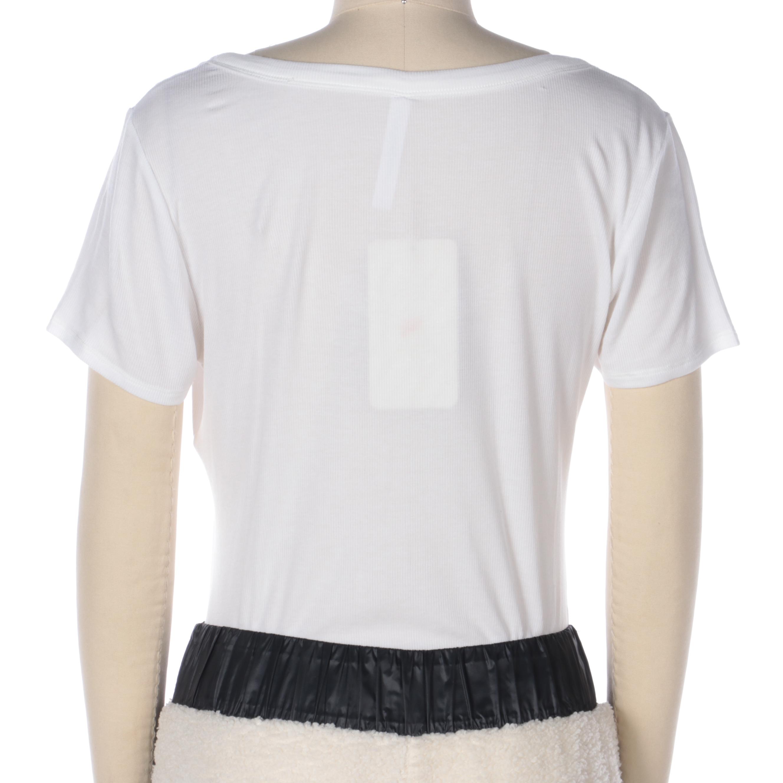 Fabletics Sherpa Fleece Joggers, Ribbed Knit Tee, and Puffer Vest