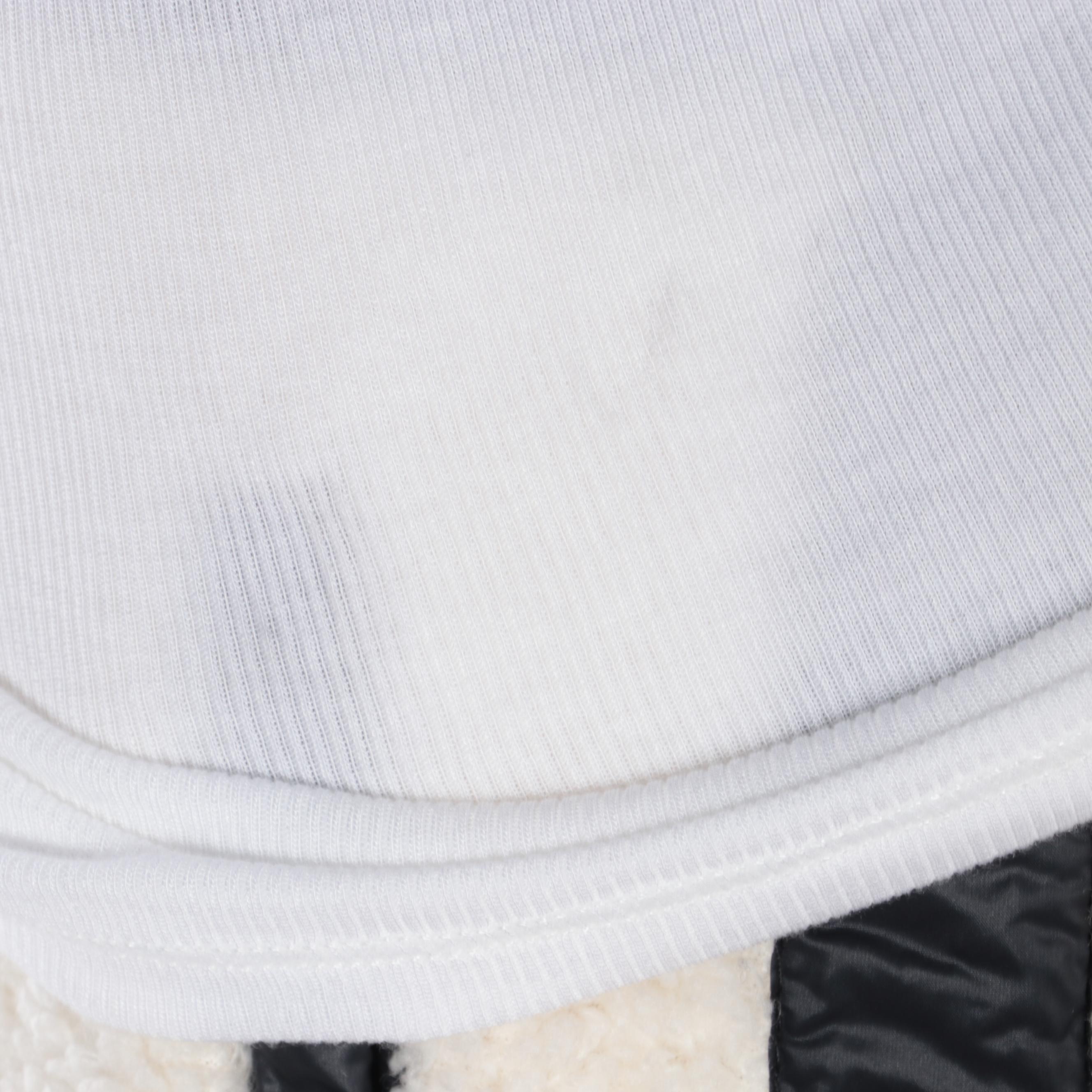 Fabletics Sherpa Fleece Joggers, Ribbed Knit Tee, and Puffer Vest