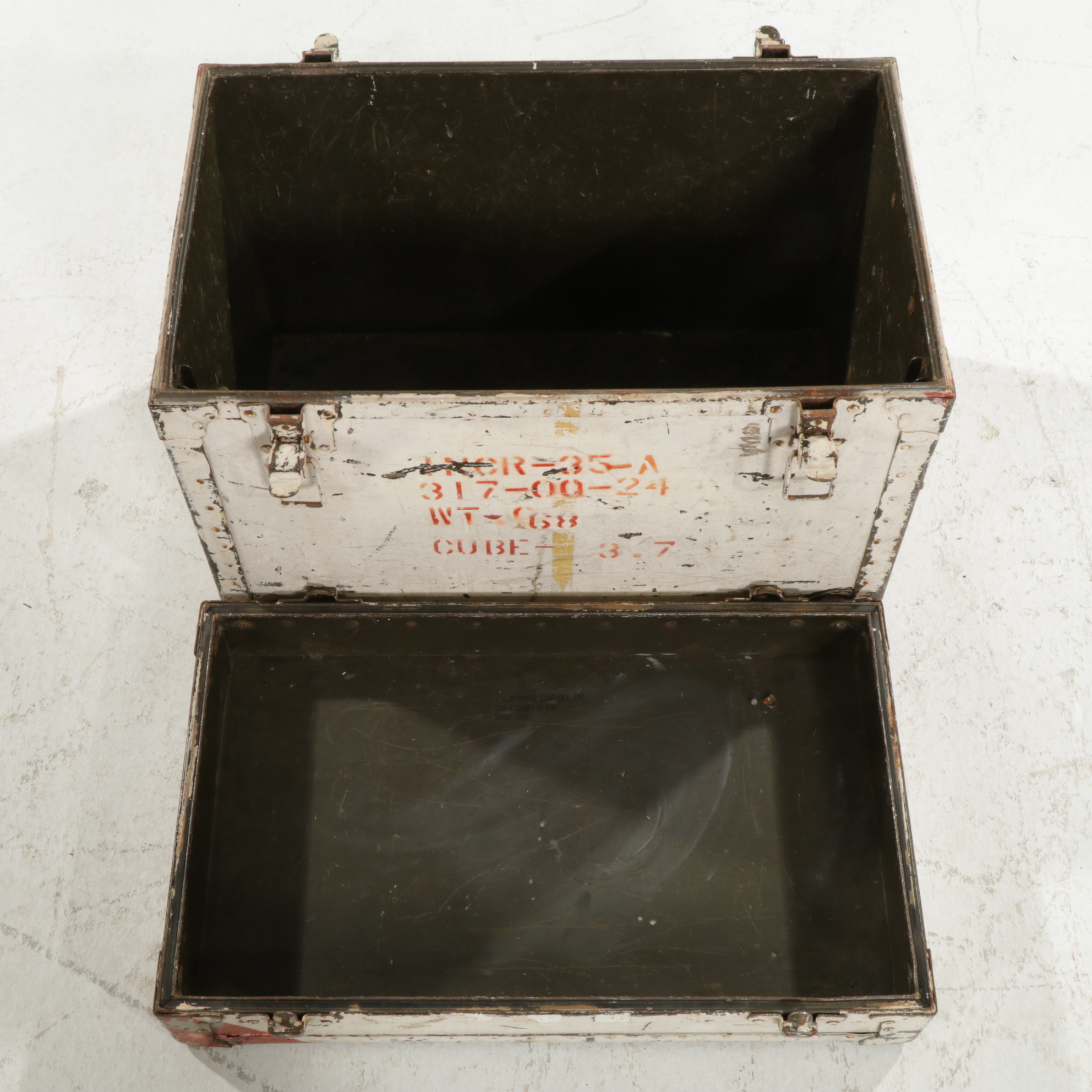 Texas Trunk Company US Army Surplus Trunk, 1964