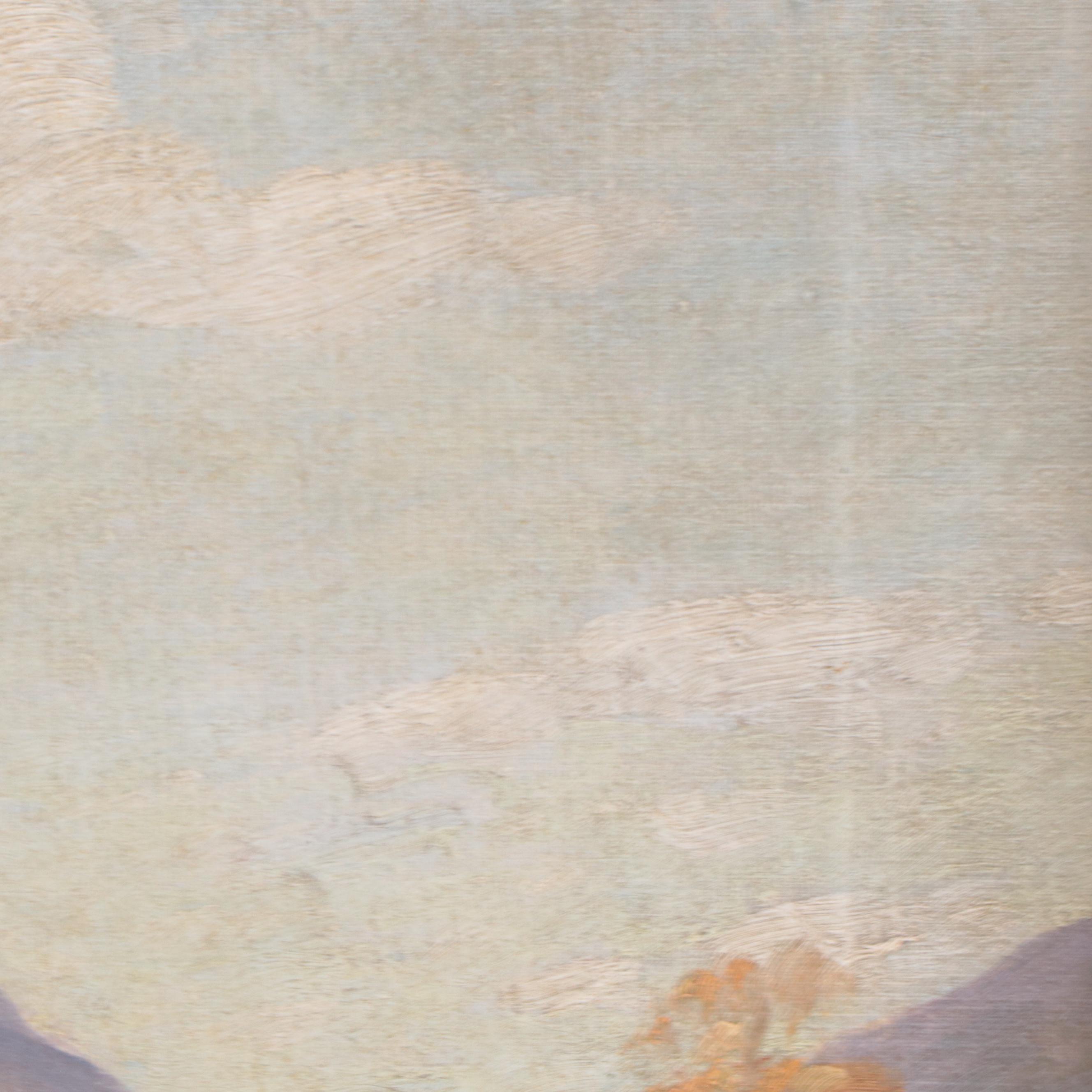 Andrew T. Schwartz Landscape Oil Painting of Mountainous Landscape