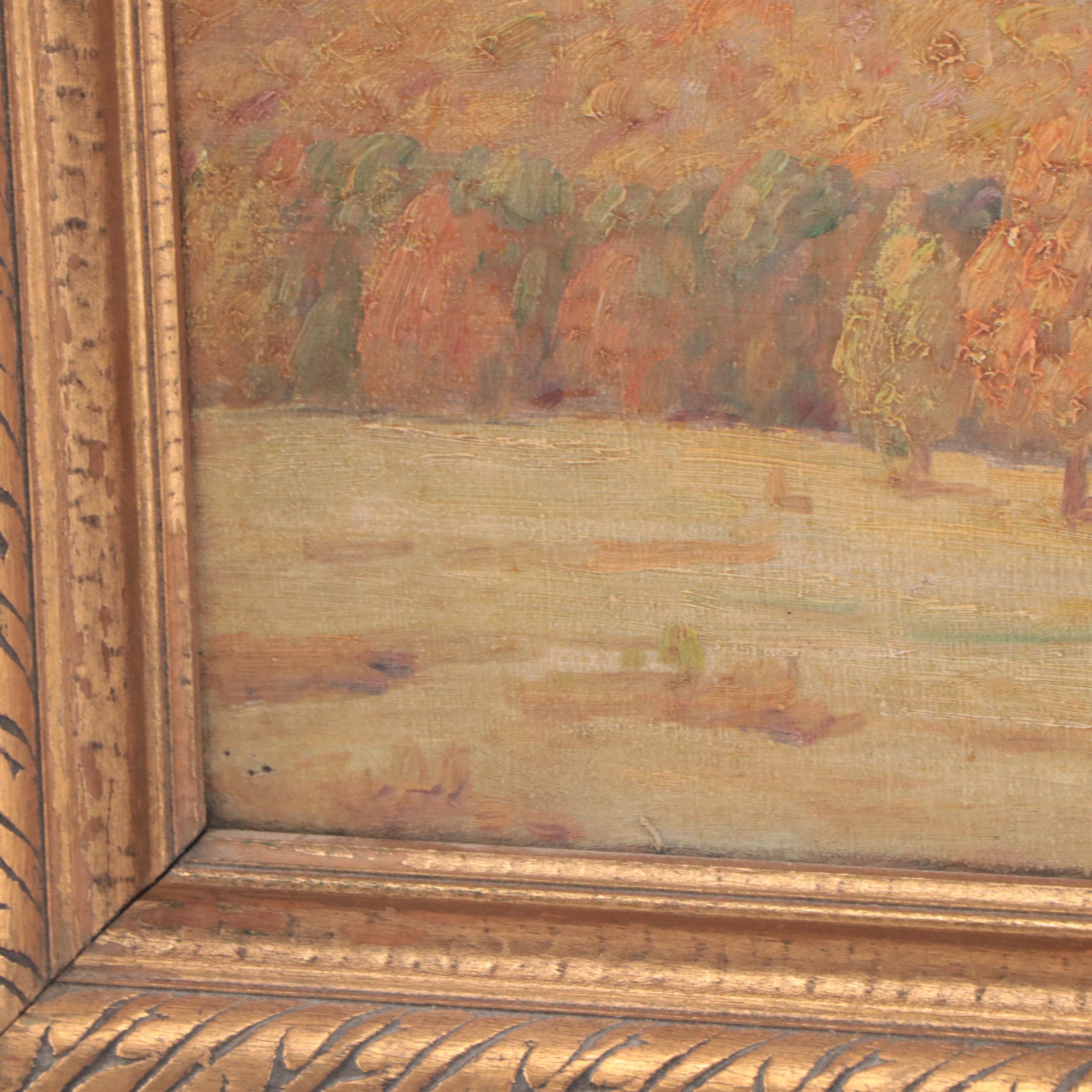 Andrew T. Schwartz Landscape Oil Painting of Mountainous Landscape