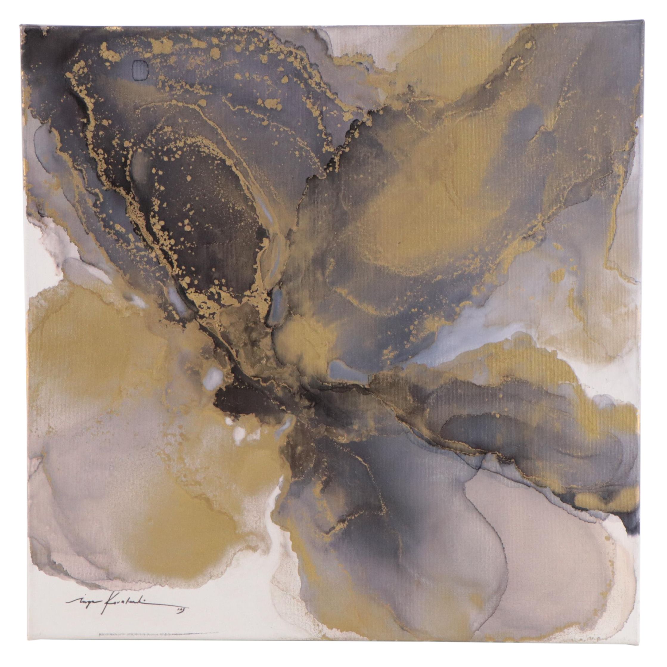 Inga Kovalenko Abstract Ink Painting, 2023