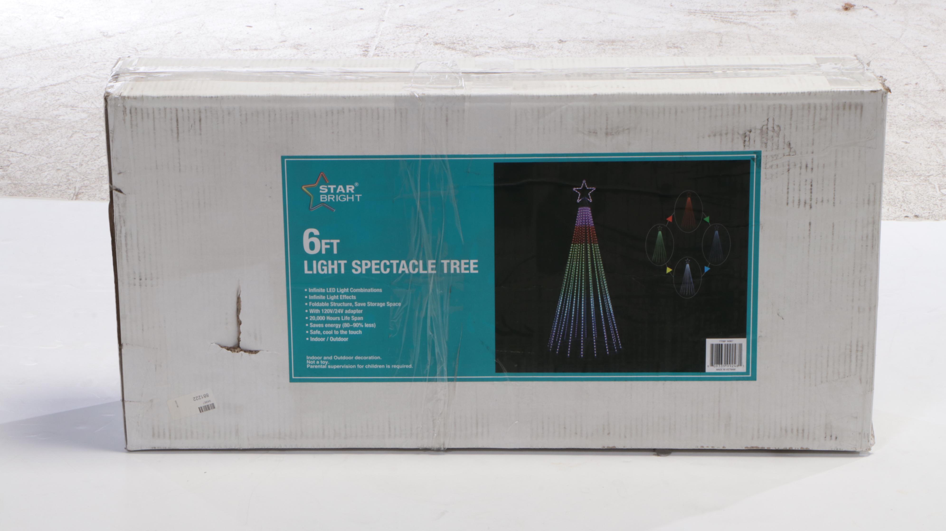 6' Choreographed Light Show Tree