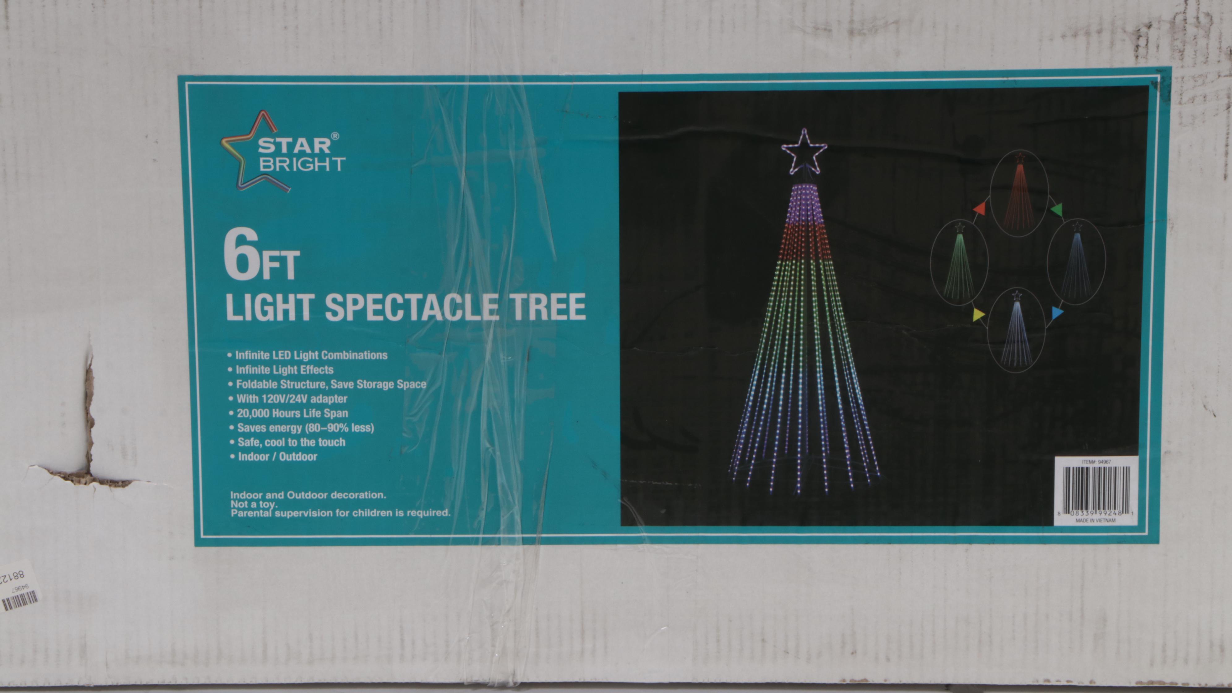 6' Choreographed Light Show Tree