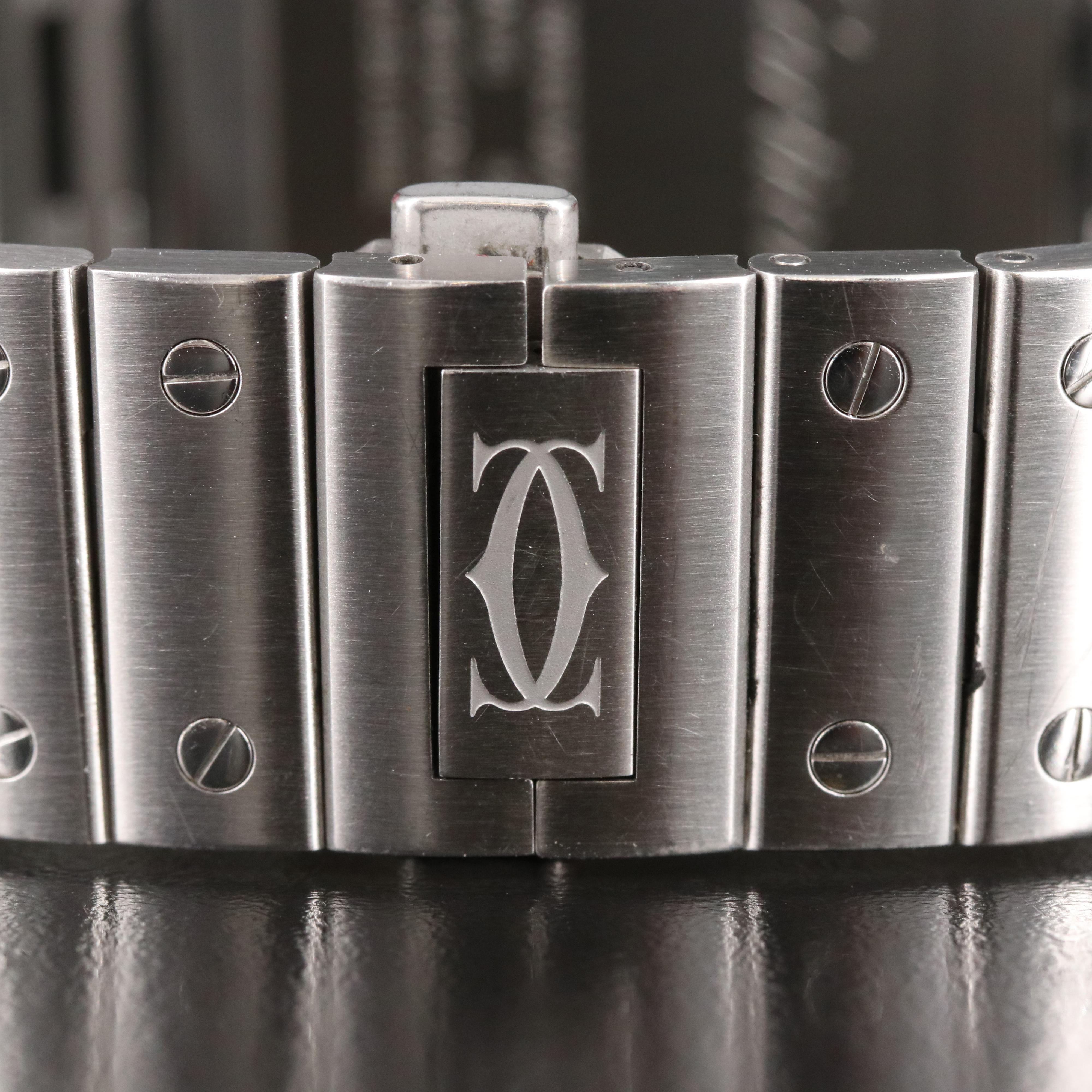 Cartier Santos de Cartier XL Black Dial Automatic Watch