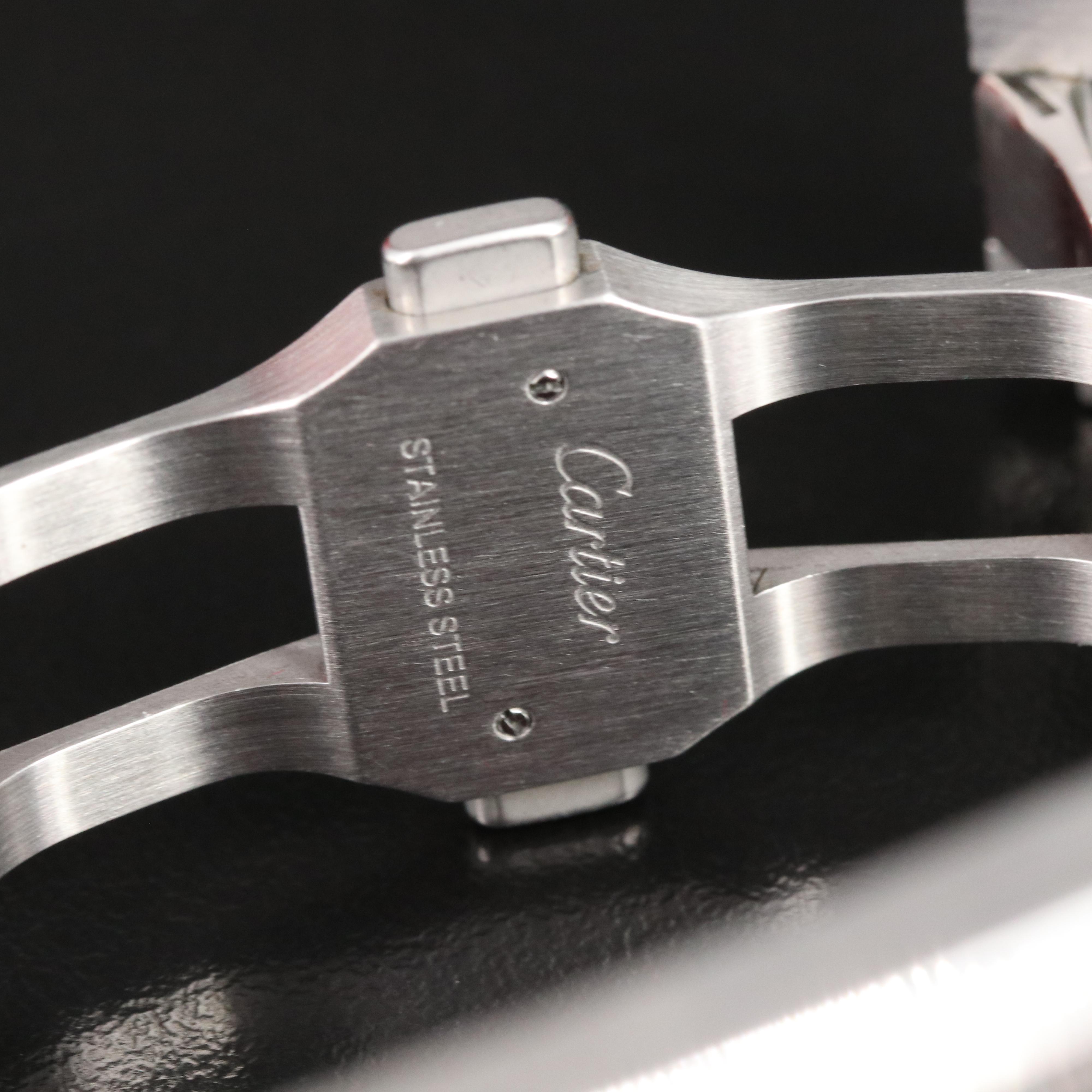 Cartier Santos de Cartier XL Black Dial Automatic Watch