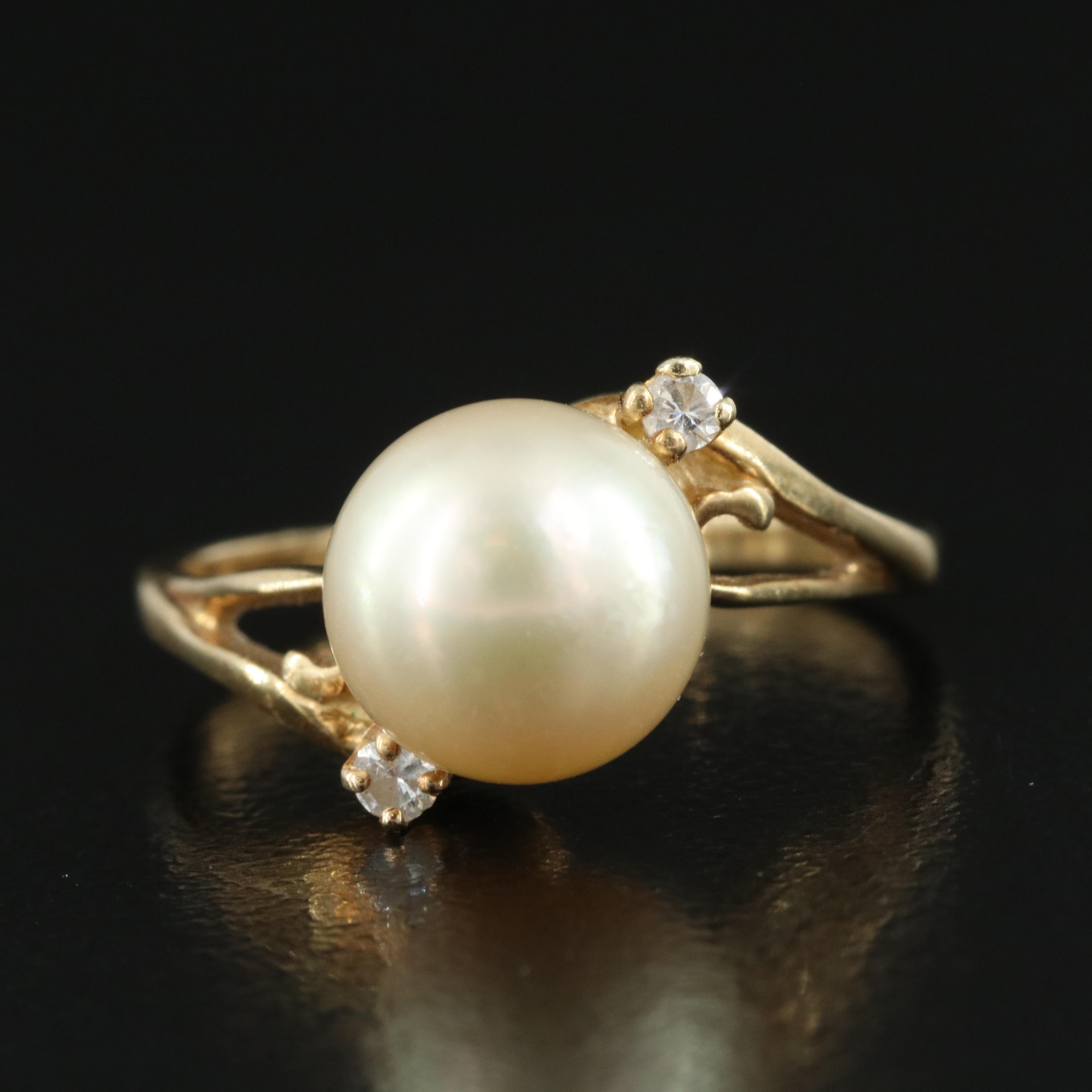 14K Pearl Ring