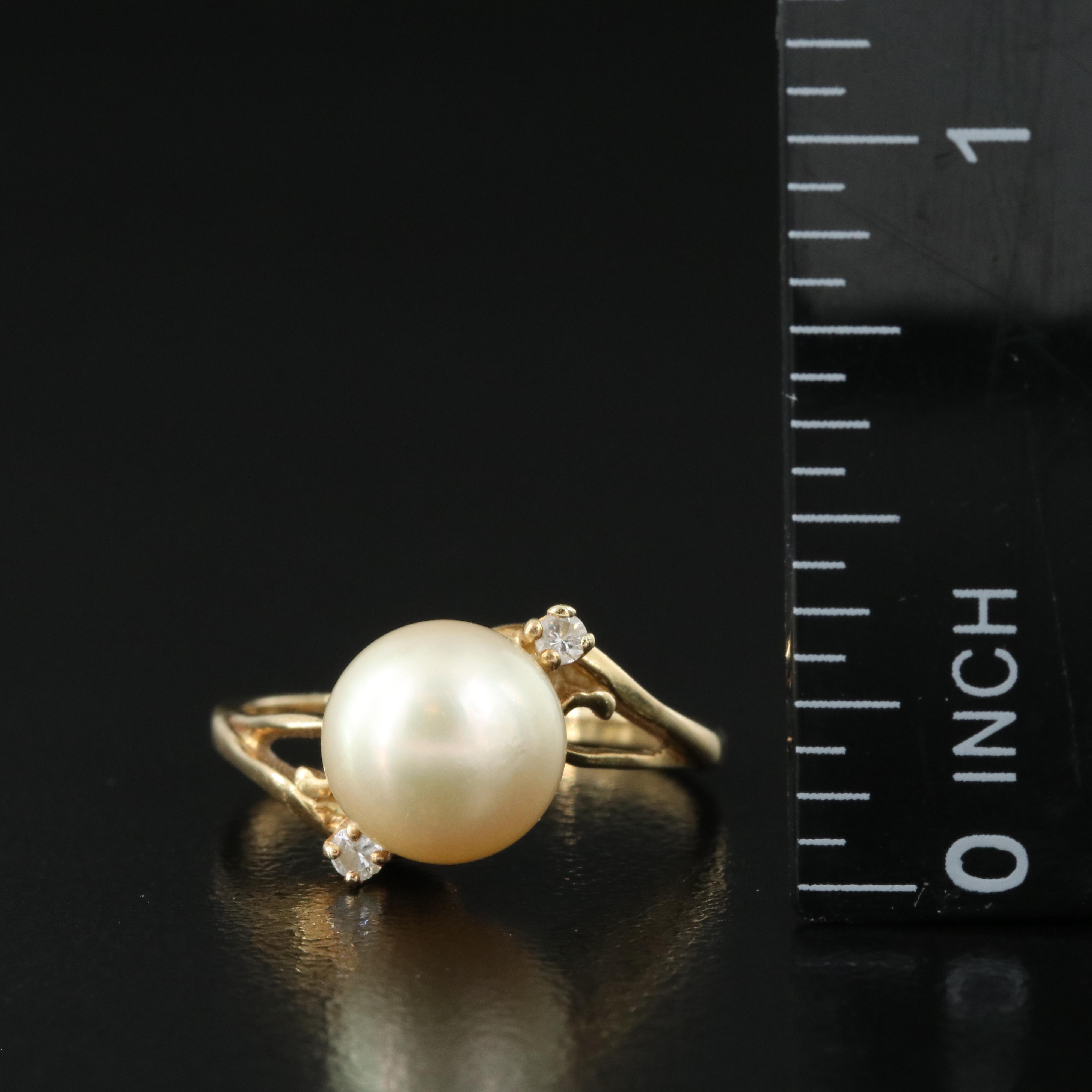 14K Pearl Ring
