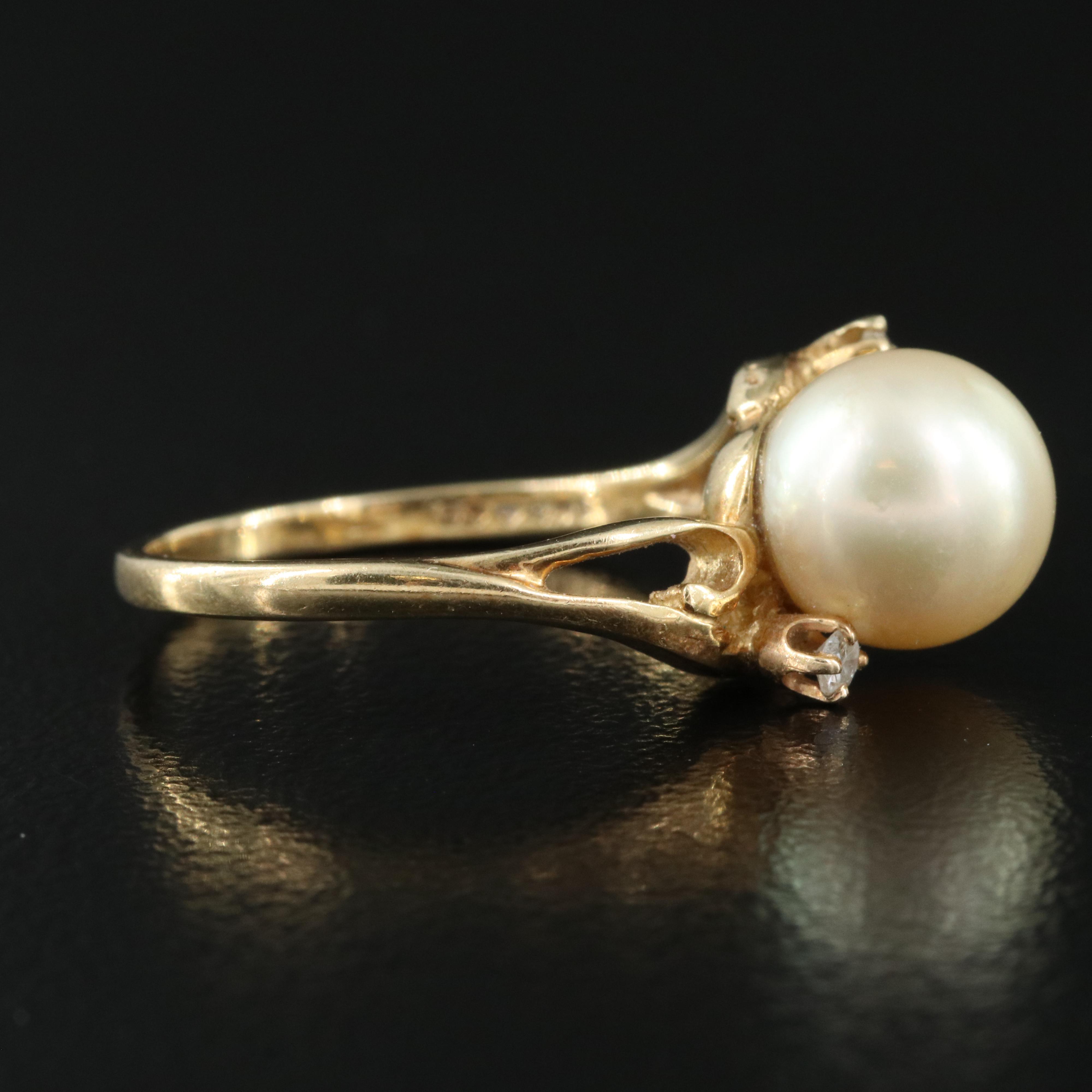 14K Pearl Ring